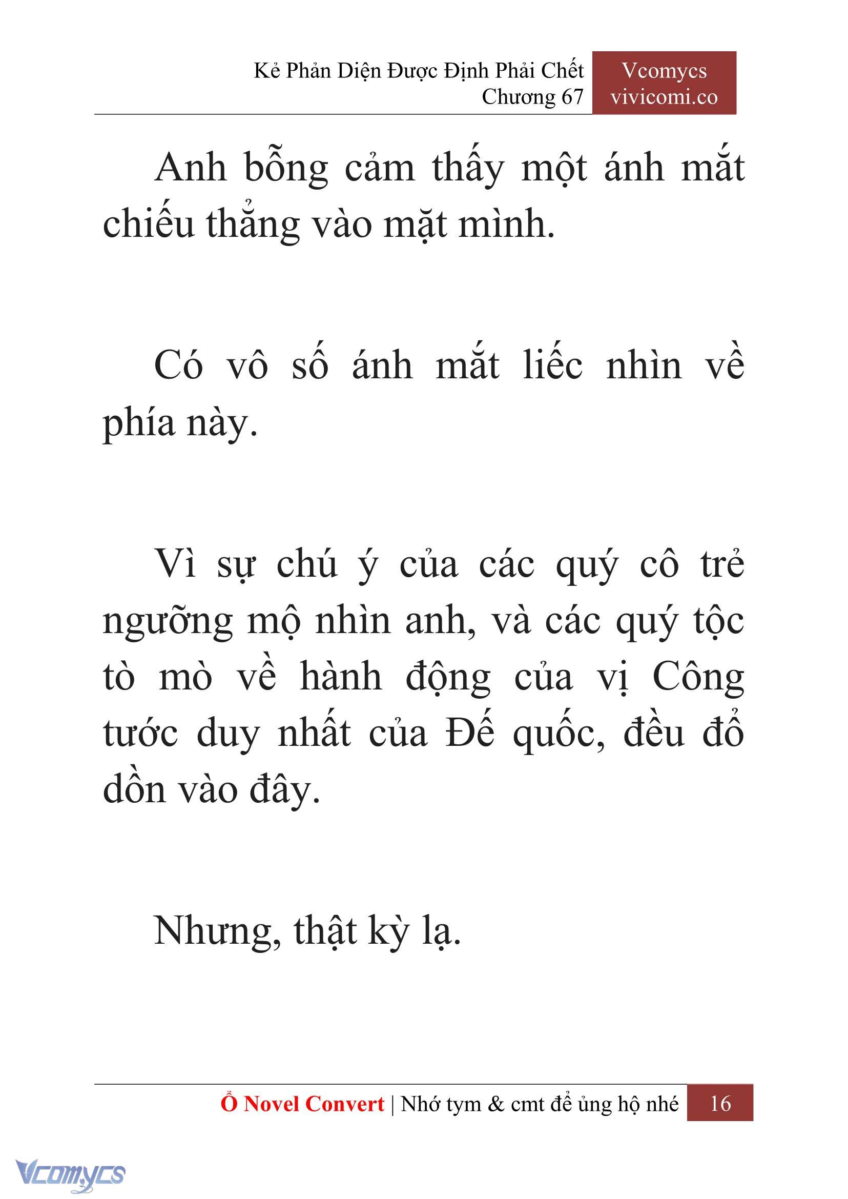 [Novel] Kẻ Phản Diện Được Định Phải Chết Chap 67 - Next Chap 68
