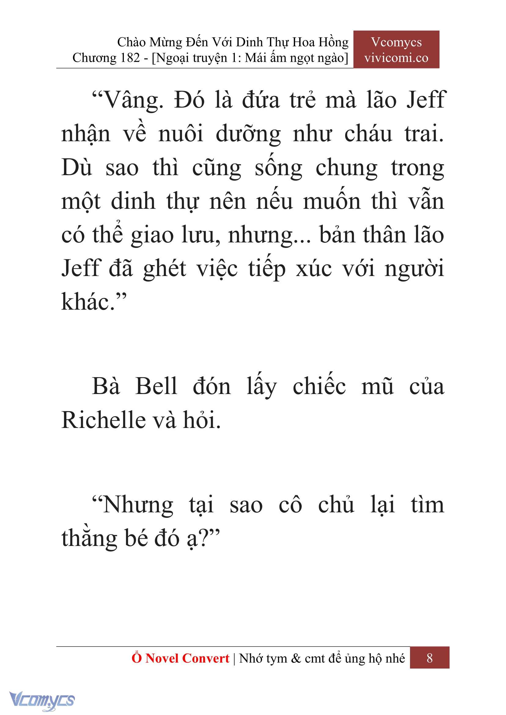 [Novel] Chào Mừng Đến Với Dinh Thự Hoa Hồng Chap 182 - Trang 2