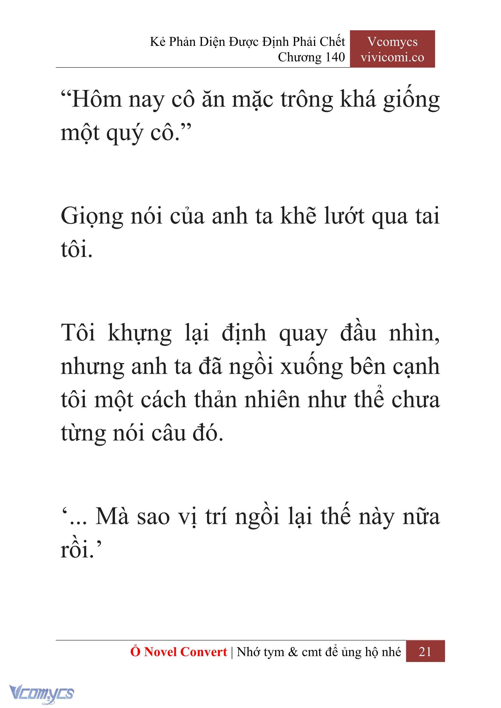 [Novel] Kẻ Phản Diện Được Định Phải Chết Chap 140 - Trang 2