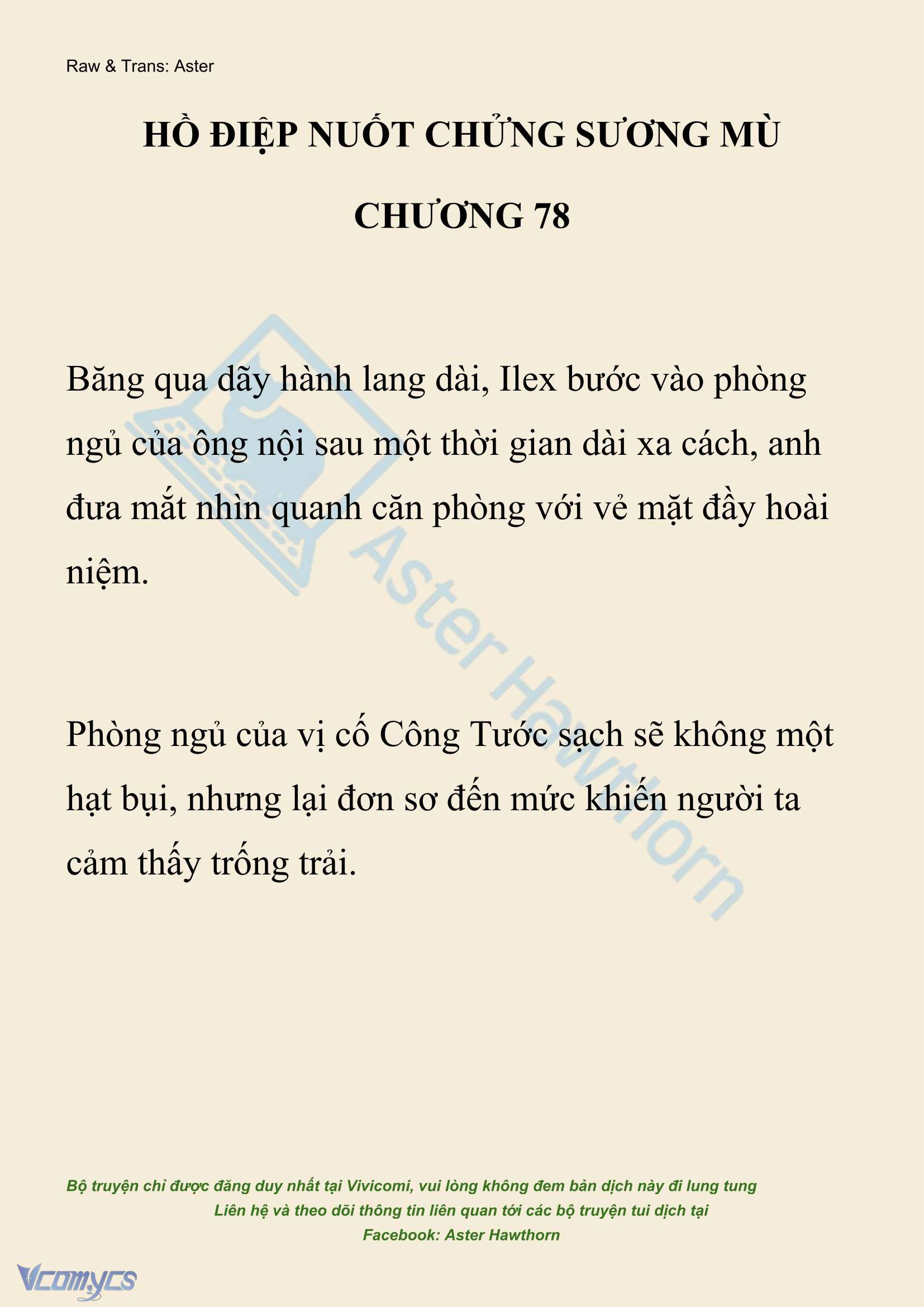 [NOVEL] Hồ Điệp Nuốt Chửng Sương Mù Chap 78 - Trang 2