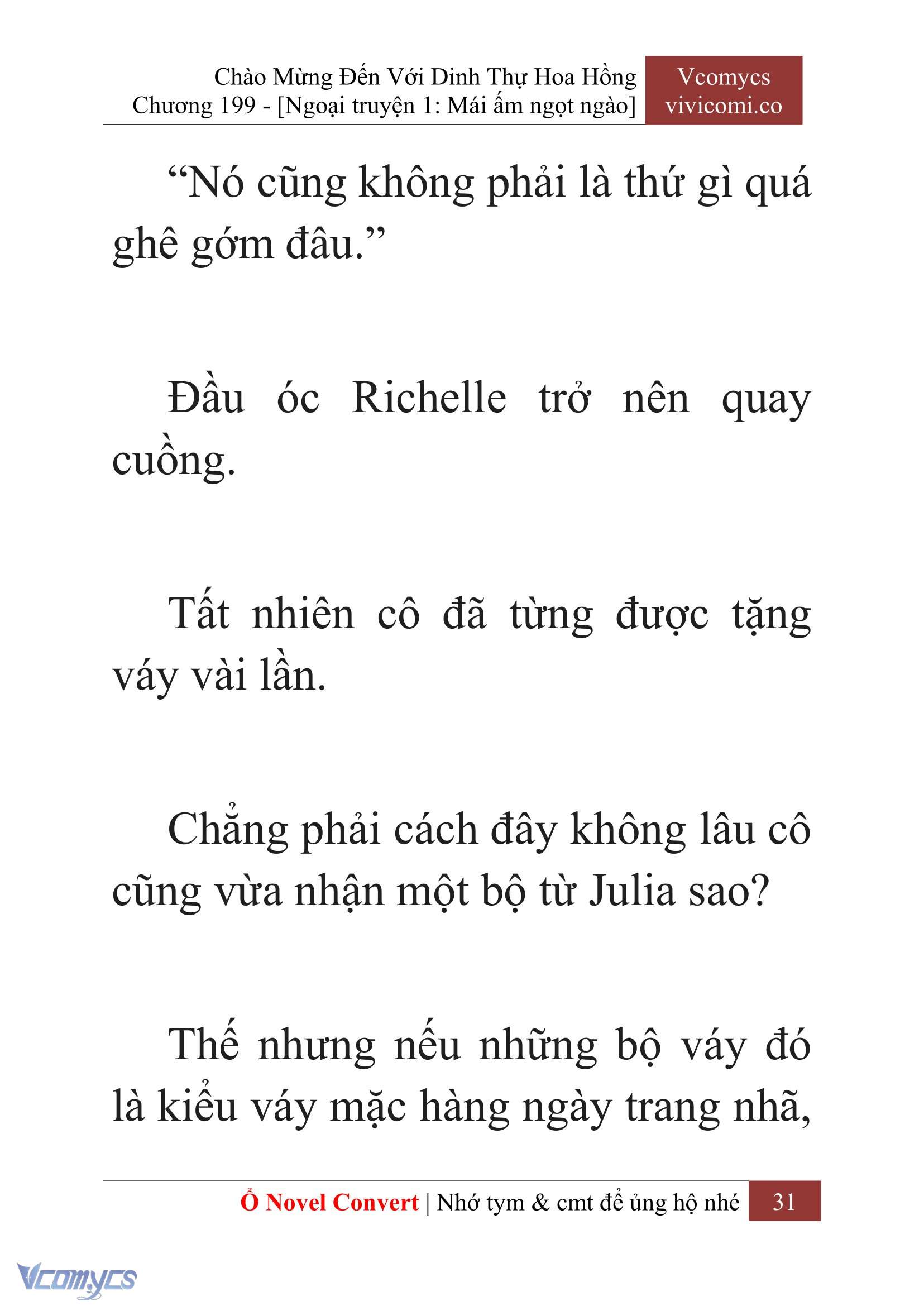 [Novel] Chào Mừng Đến Với Dinh Thự Hoa Hồng Chap 199 - Trang 2