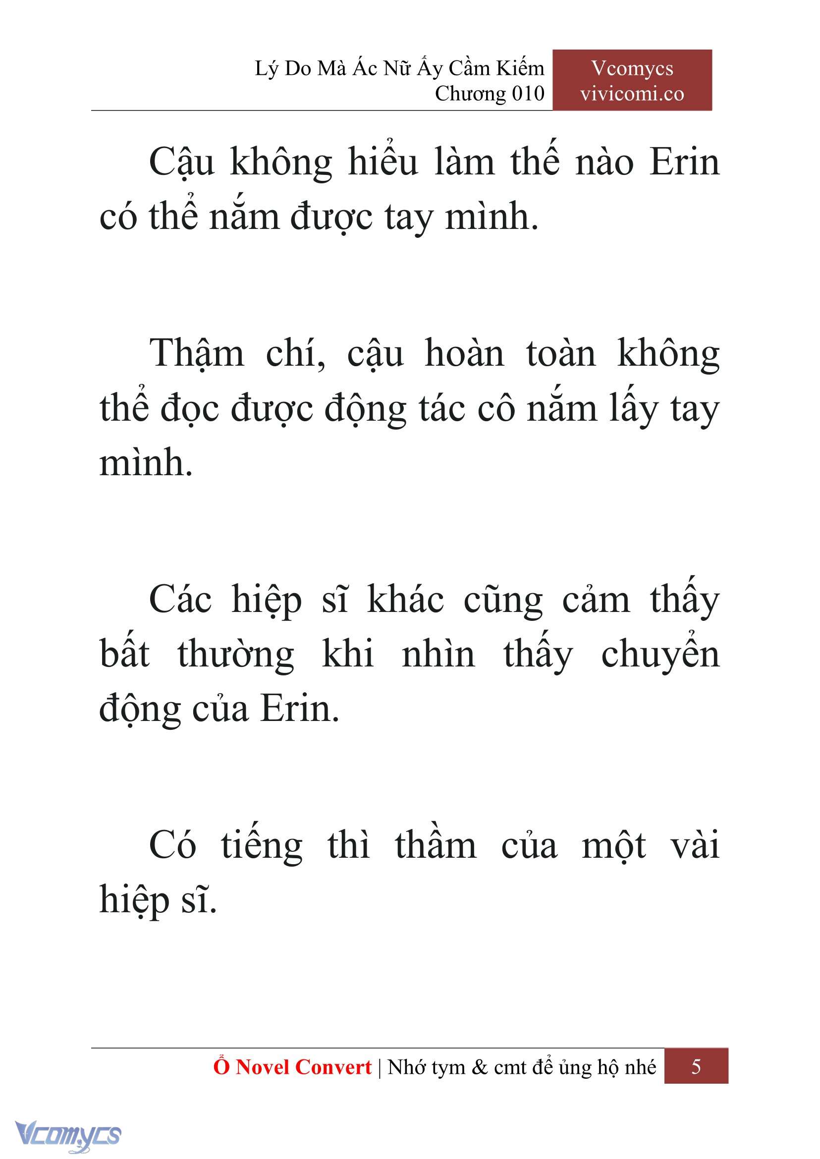 [Novel] Lý Do Mà Ác Nữ Ấy Cầm Kiếm Chap 10 - Trang 2