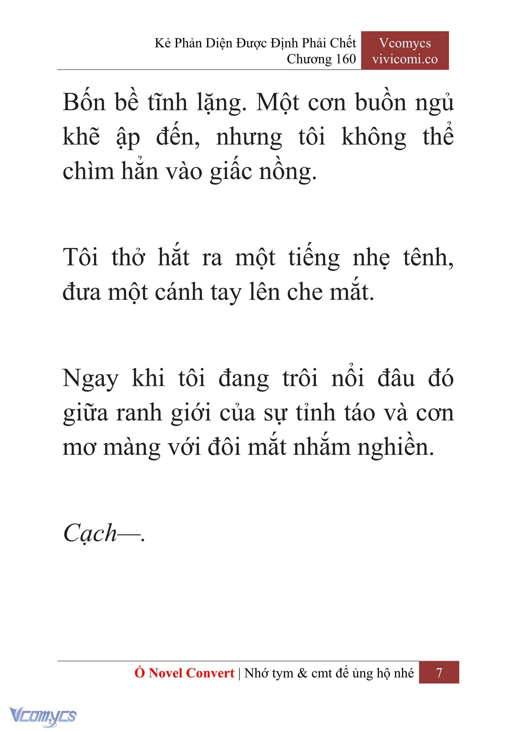 [Novel] Kẻ Phản Diện Được Định Phải Chết Chap 160 - Trang 2