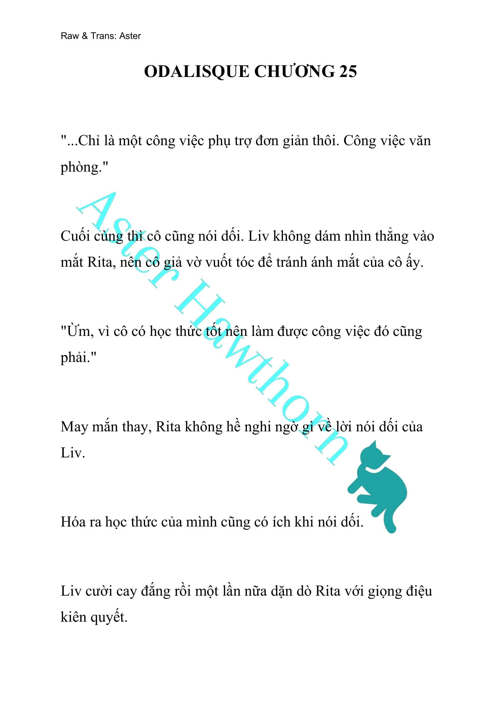 [NOVEL] Odalisque Chap 25 - Next Chap 26