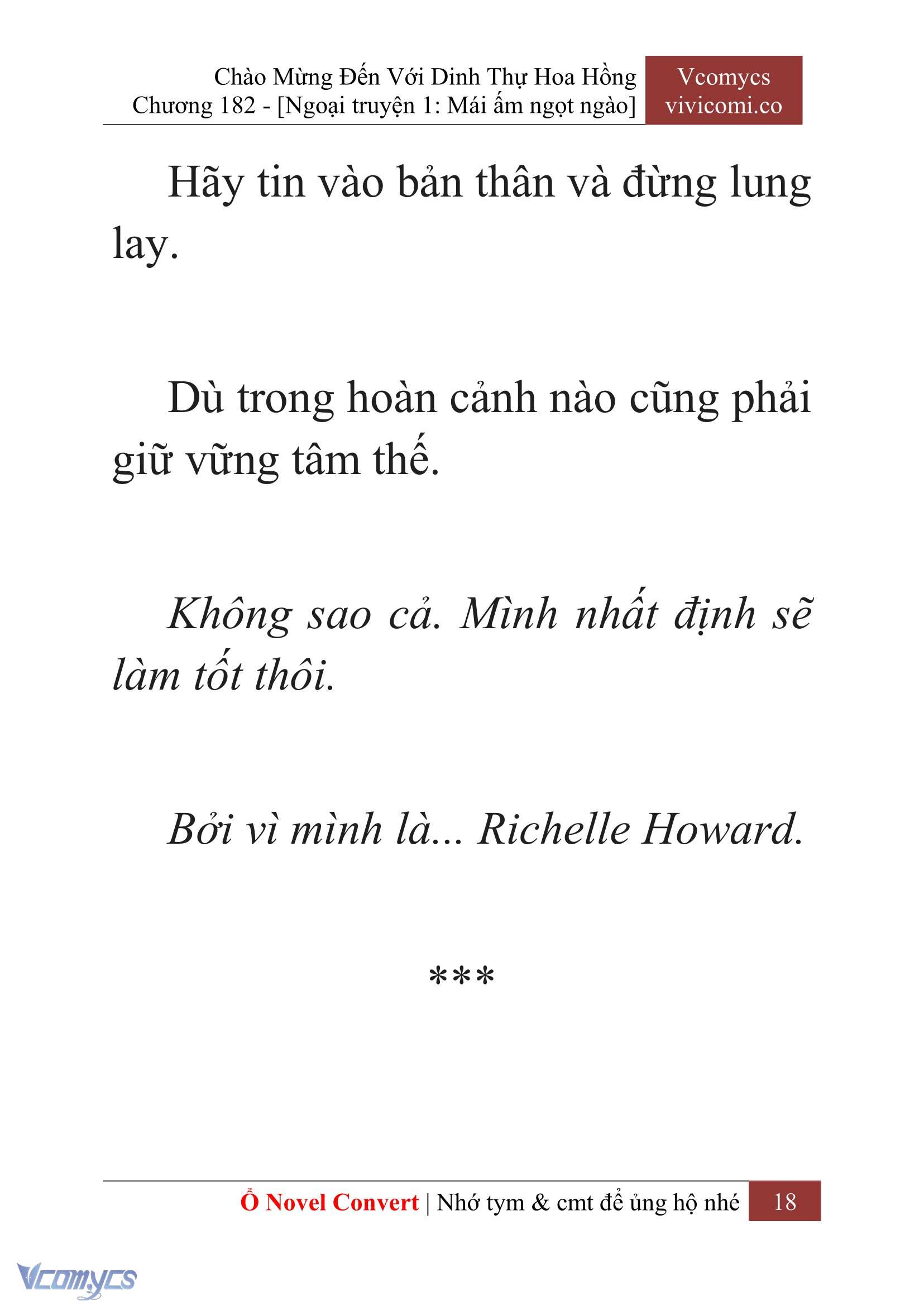 [Novel] Chào Mừng Đến Với Dinh Thự Hoa Hồng Chap 182 - Trang 2