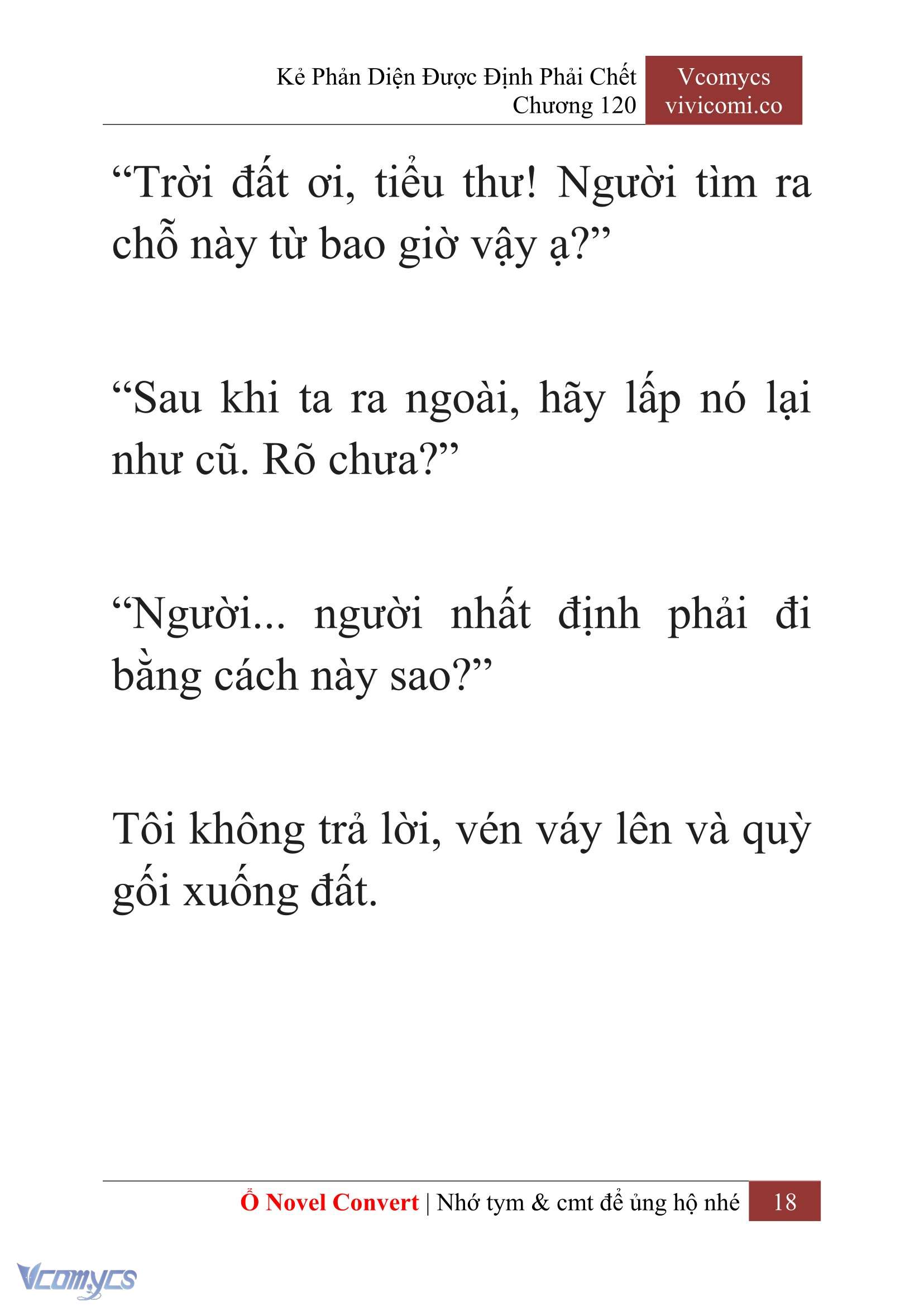 [Novel] Kẻ Phản Diện Được Định Phải Chết Chap 120 - Trang 2