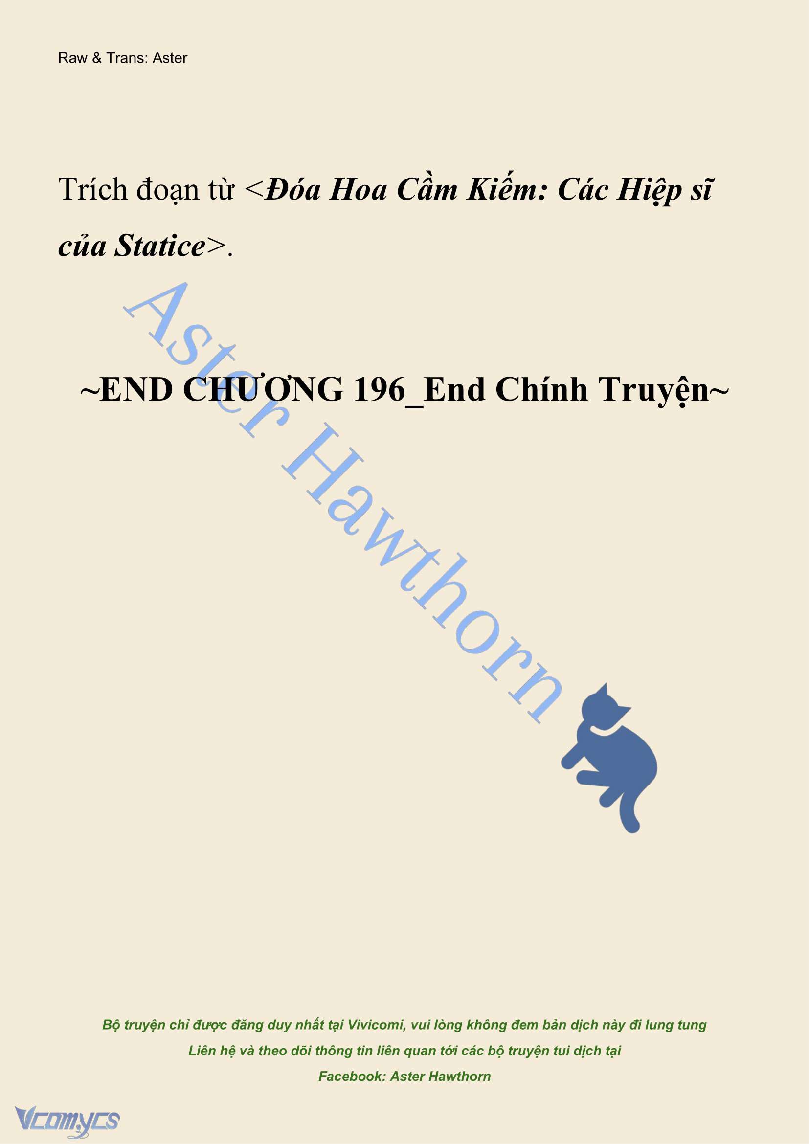 [NOVEL] Đóa Hoa Cầm Kiếm Chap 196 - Trang 2