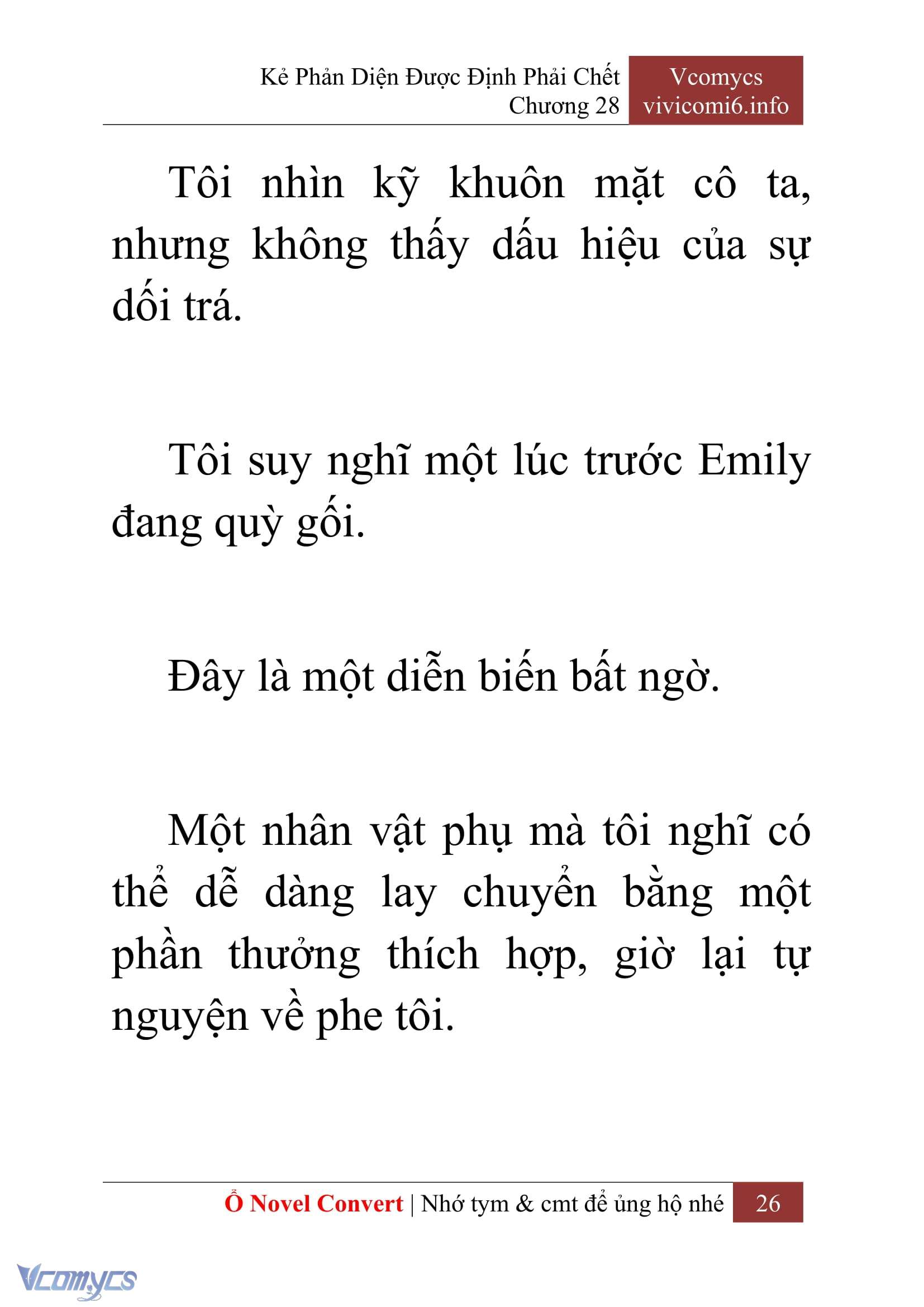 [Novel] Kẻ Phản Diện Được Định Phải Chết Chap 28 - Trang 2