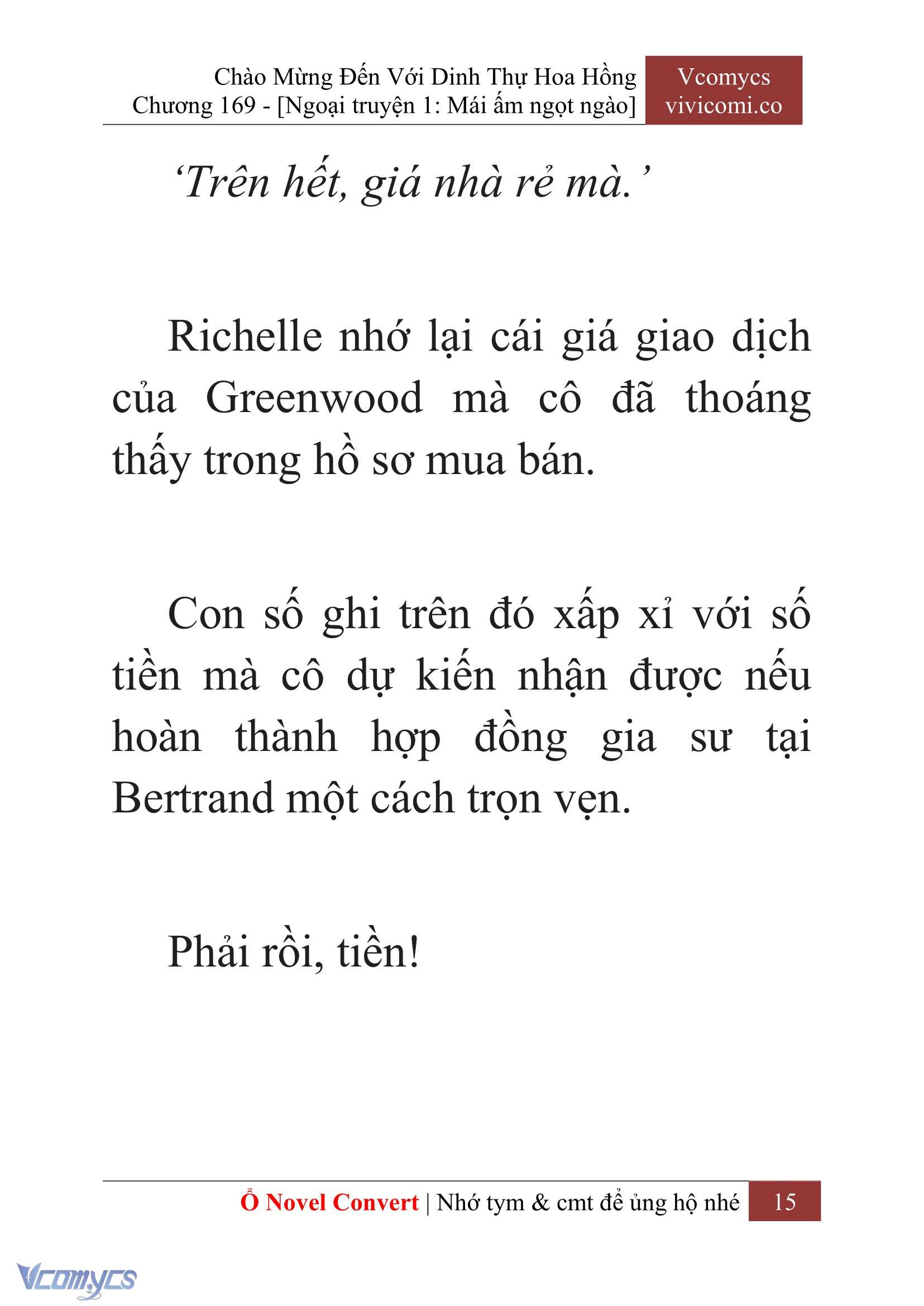 [Novel] Chào Mừng Đến Với Dinh Thự Hoa Hồng Chap 169 - Trang 2