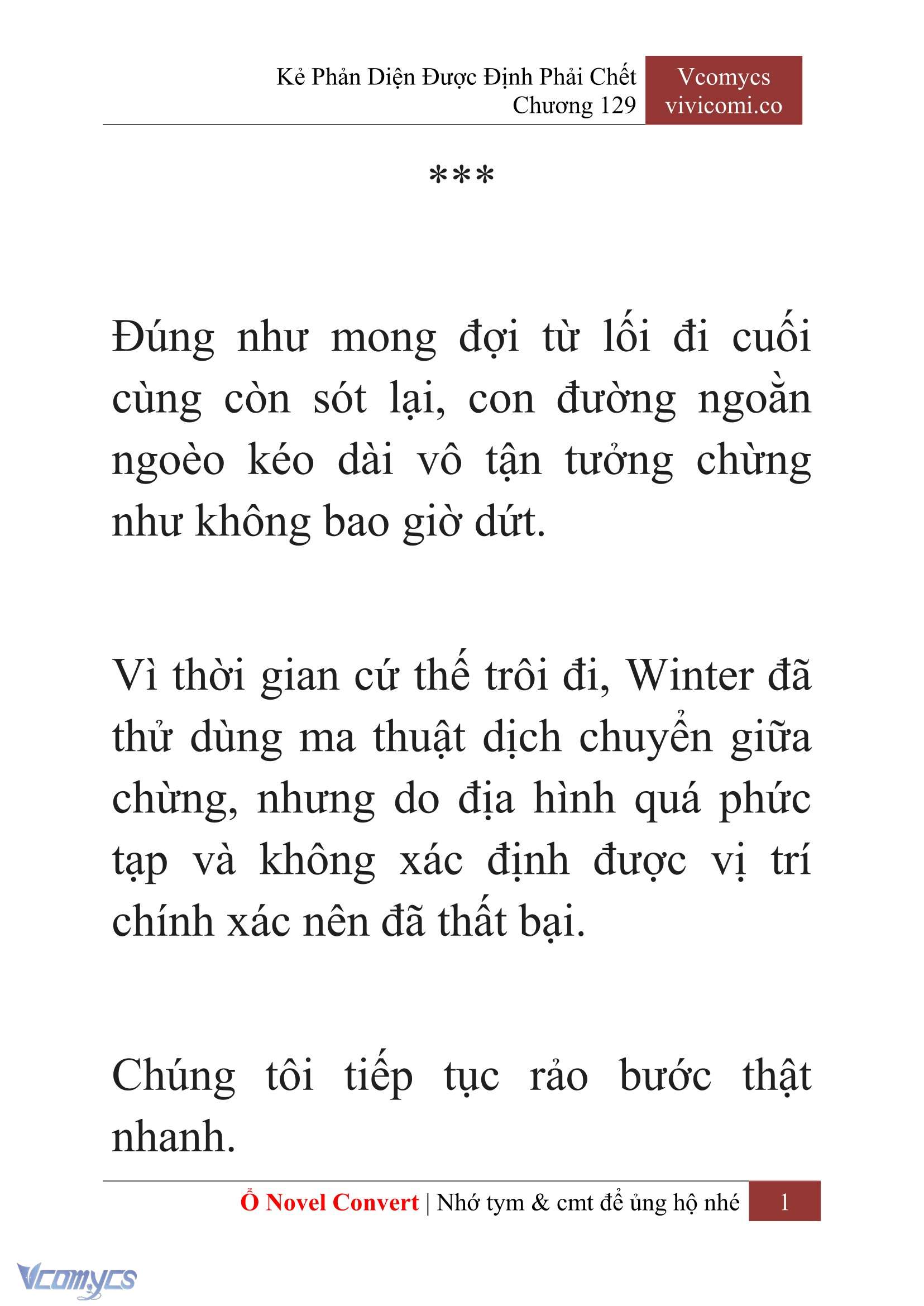 [Novel] Kẻ Phản Diện Được Định Phải Chết Chap 129 - Trang 2