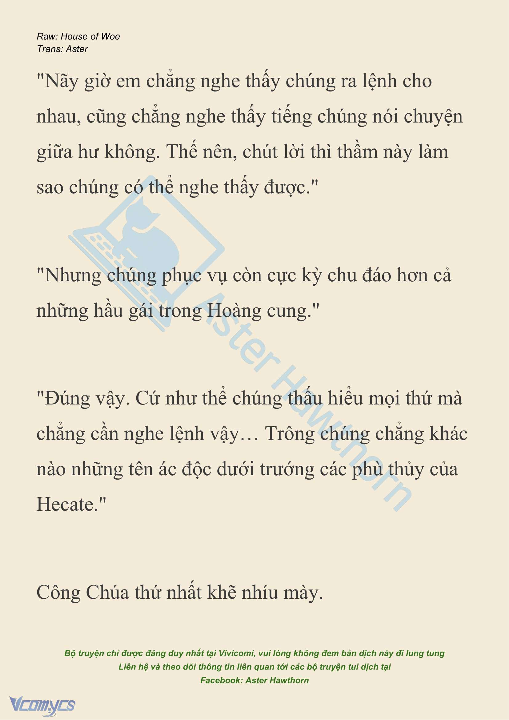 [NOVEL] Dành Cho Các Nữ Thần: Dành cho Psyche Chap 32 - Trang 2