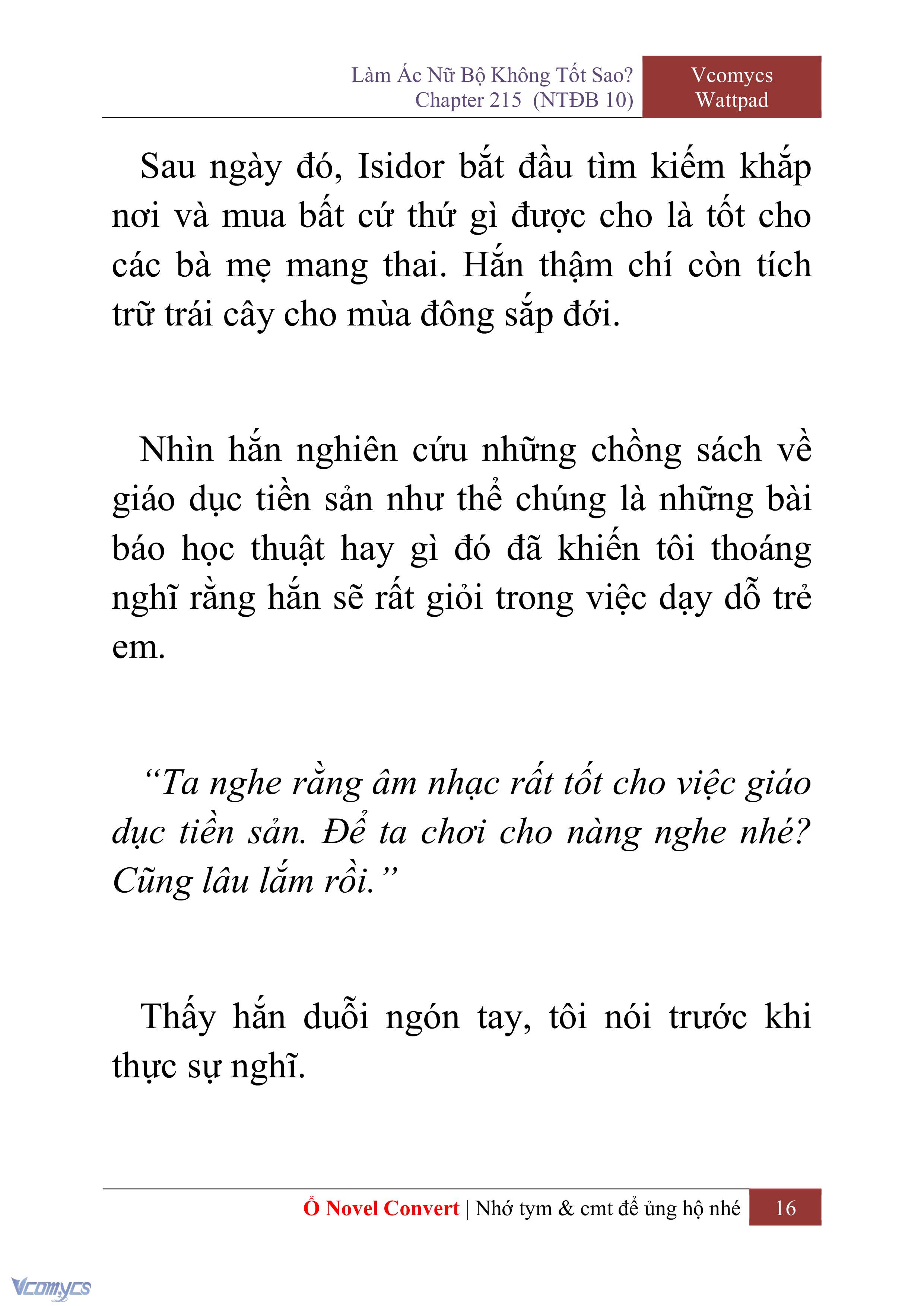 [Novel] Làm Ác Nữ Bộ Không Tốt Sao? Chap 215 - Trang 2