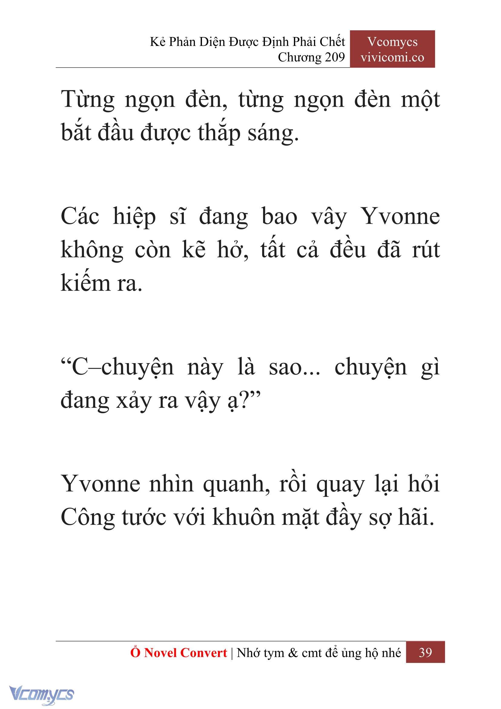 [Novel] Kẻ Phản Diện Được Định Phải Chết Chap 209 - Next Chap 210