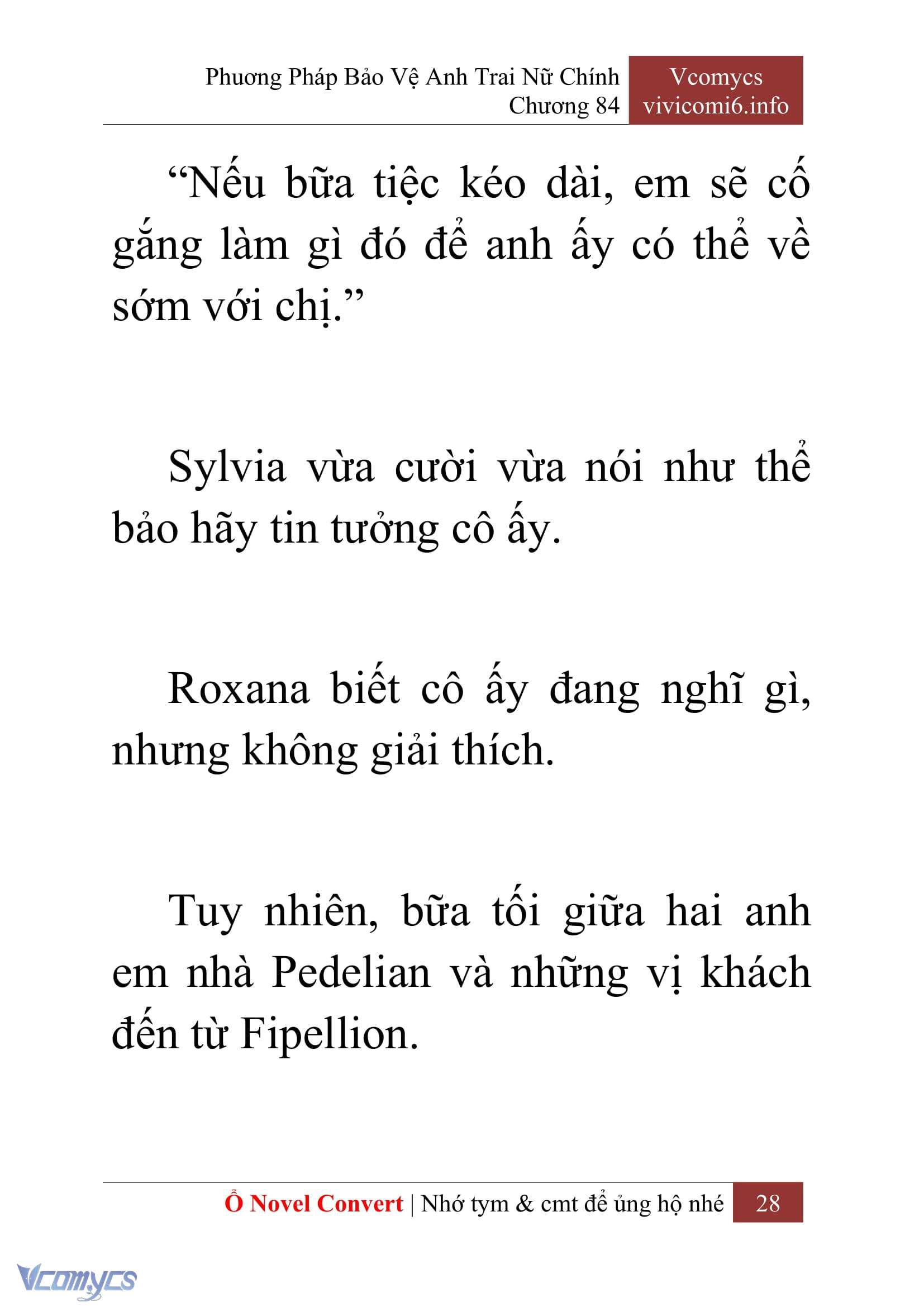 [Novel] Phương Pháp Bảo Vệ Anh Trai Nữ Chính Chap 84 - Trang 2