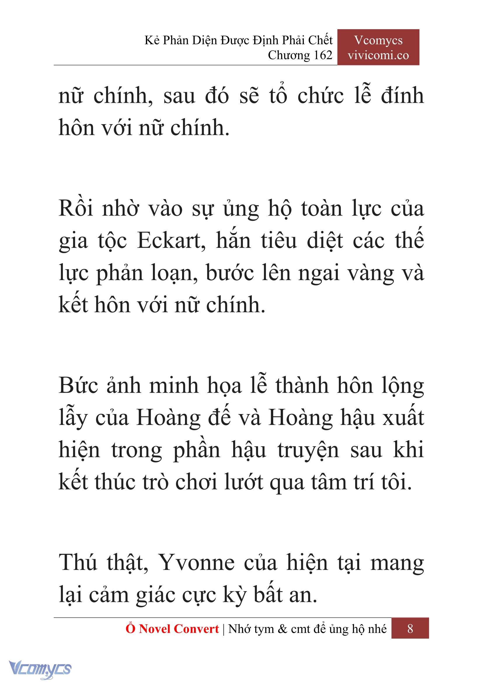 [Novel] Kẻ Phản Diện Được Định Phải Chết Chap 162 - Next Chap 163