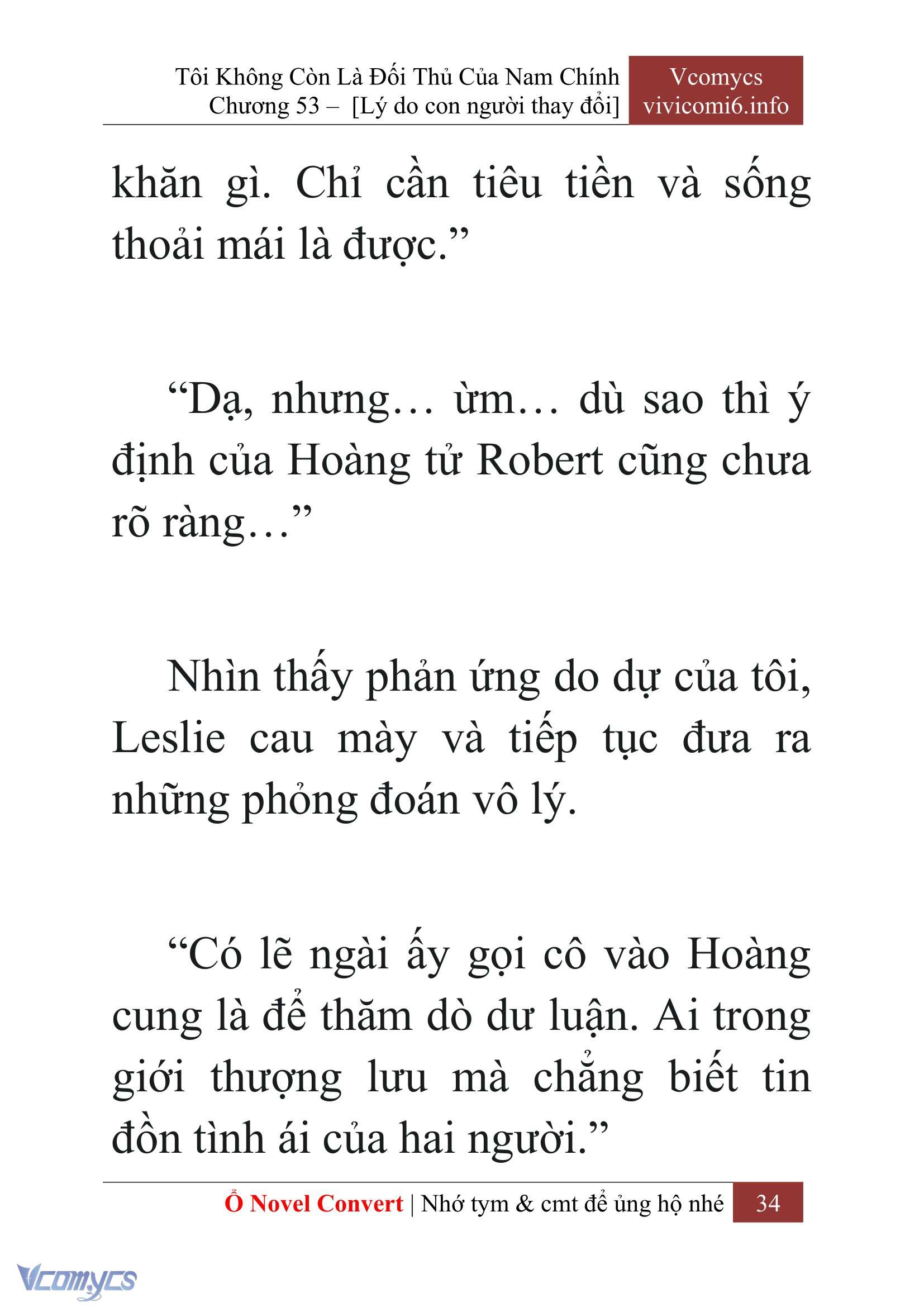 [Novel] Tôi Không Còn Là Đối Thủ Của Nam Chính Chap 53 - Trang 2