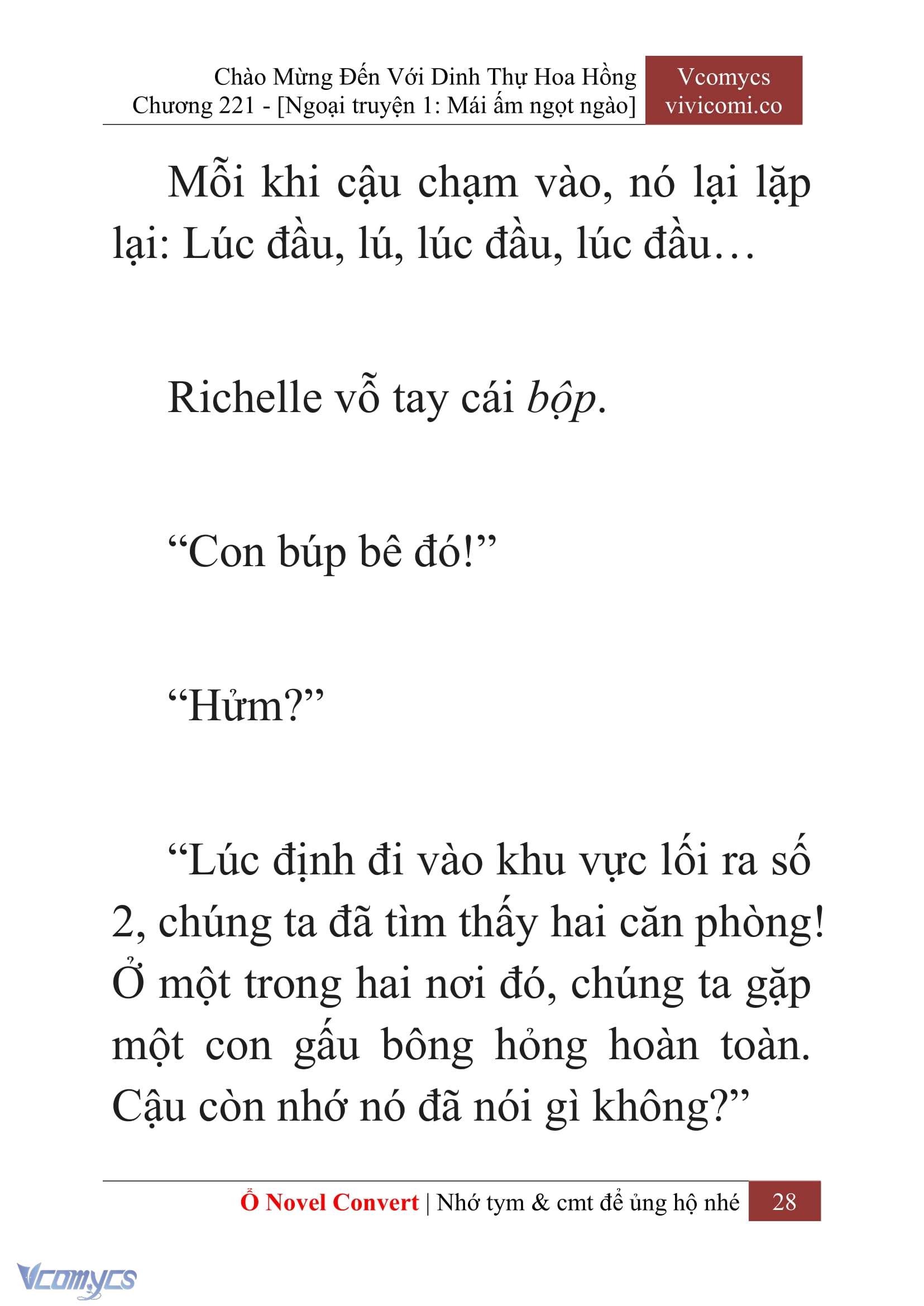 [Novel] Chào Mừng Đến Với Dinh Thự Hoa Hồng Chap 221 - Next Chap 222