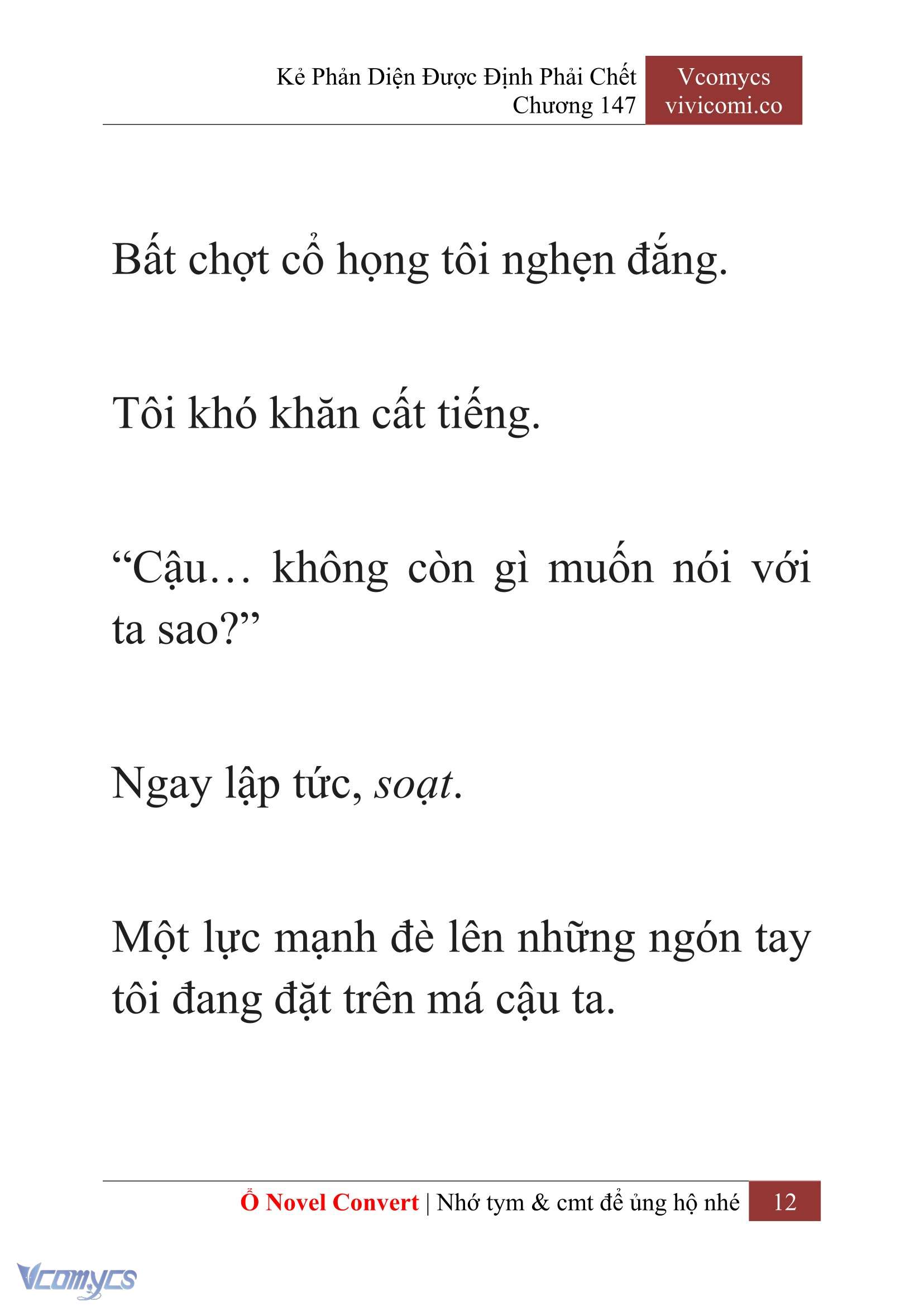 [Novel] Kẻ Phản Diện Được Định Phải Chết Chap 147 - Trang 2