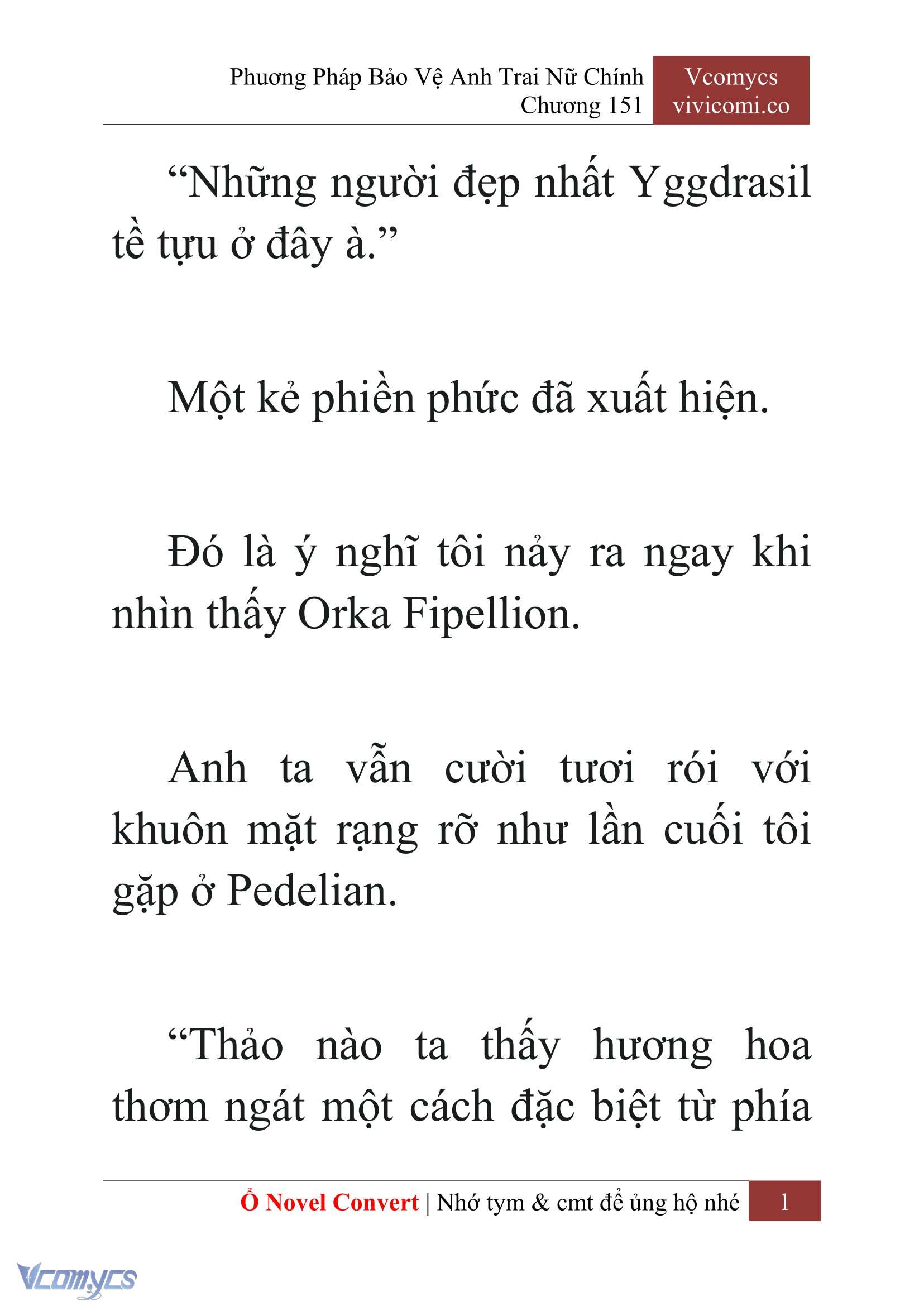 [Novel] Phương Pháp Bảo Vệ Anh Trai Nữ Chính Chap 151 - Trang 2