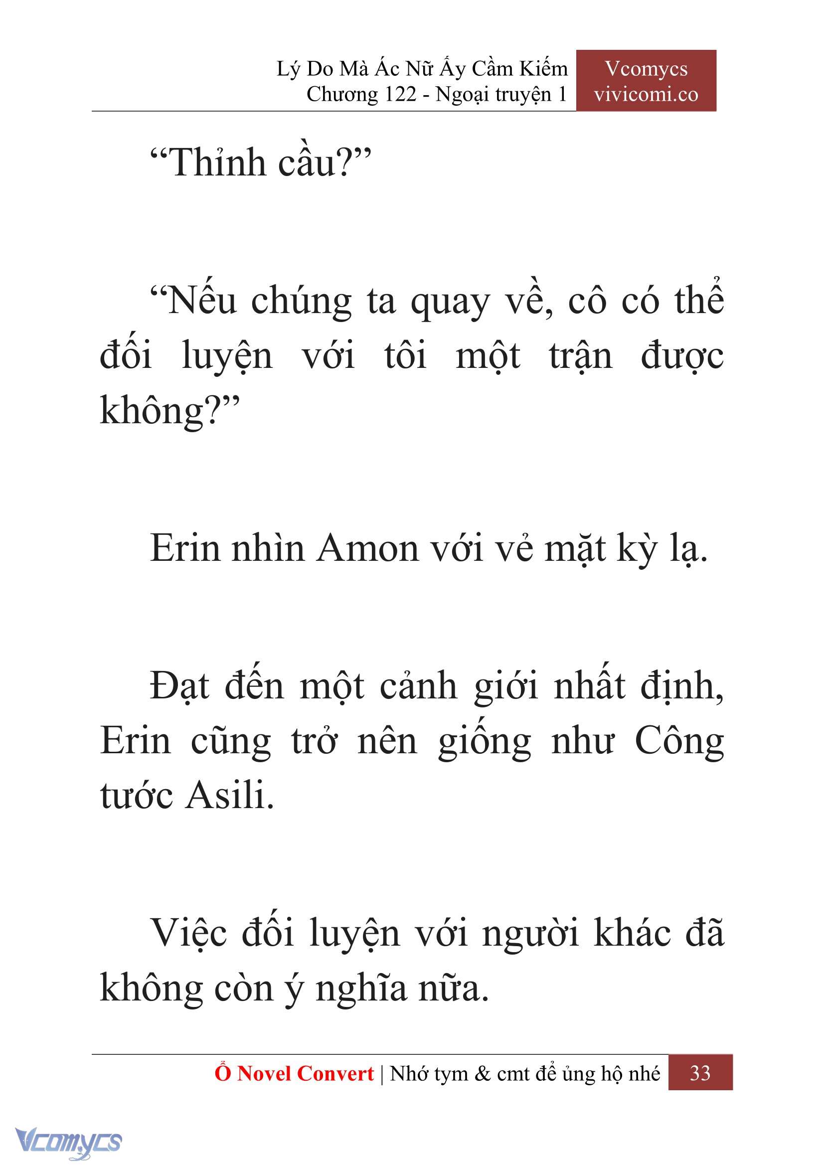 [Novel] Lý Do Mà Ác Nữ Ấy Cầm Kiếm Chap 122 - Trang 2