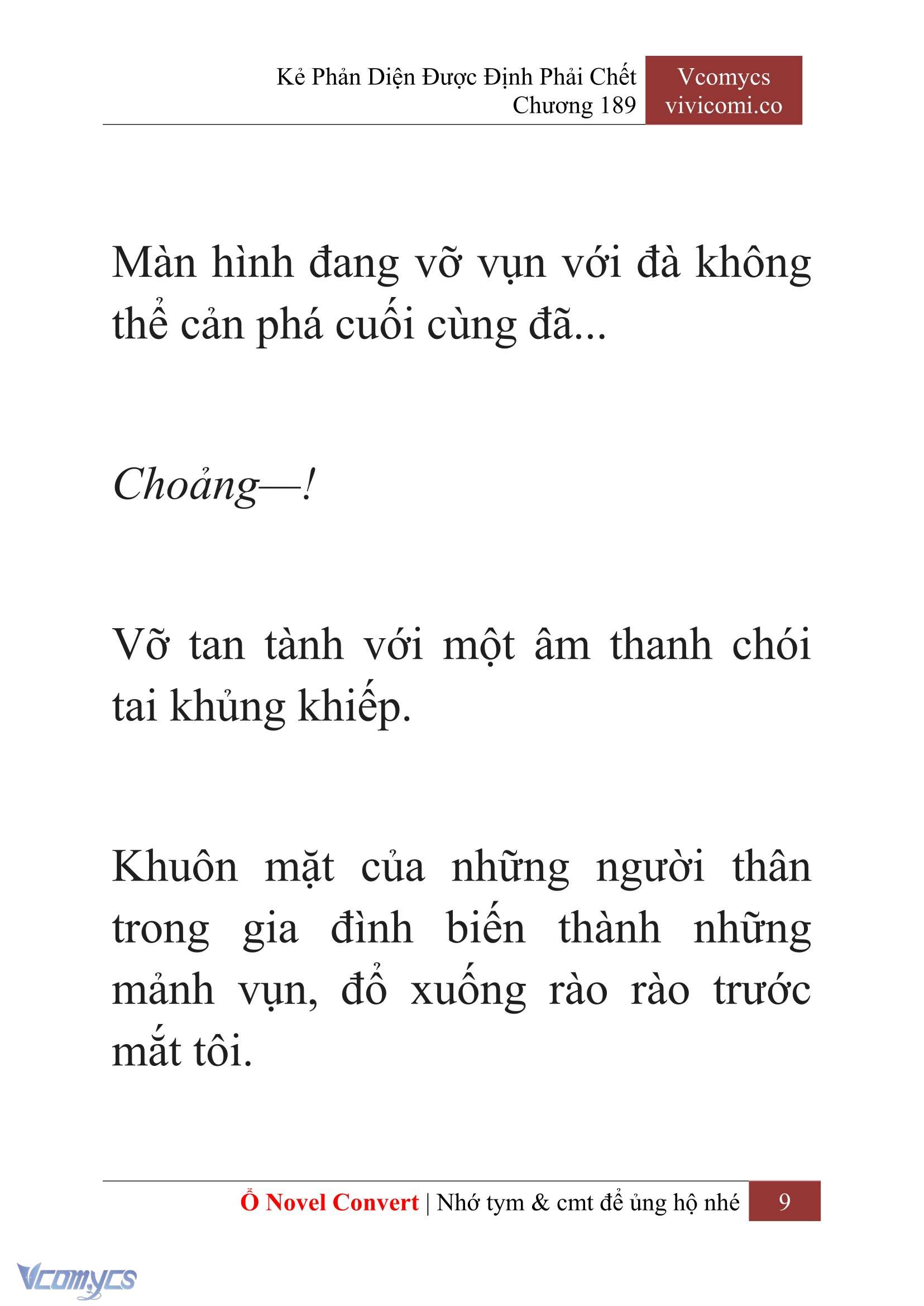 [Novel] Kẻ Phản Diện Được Định Phải Chết Chap 189 - Trang 2