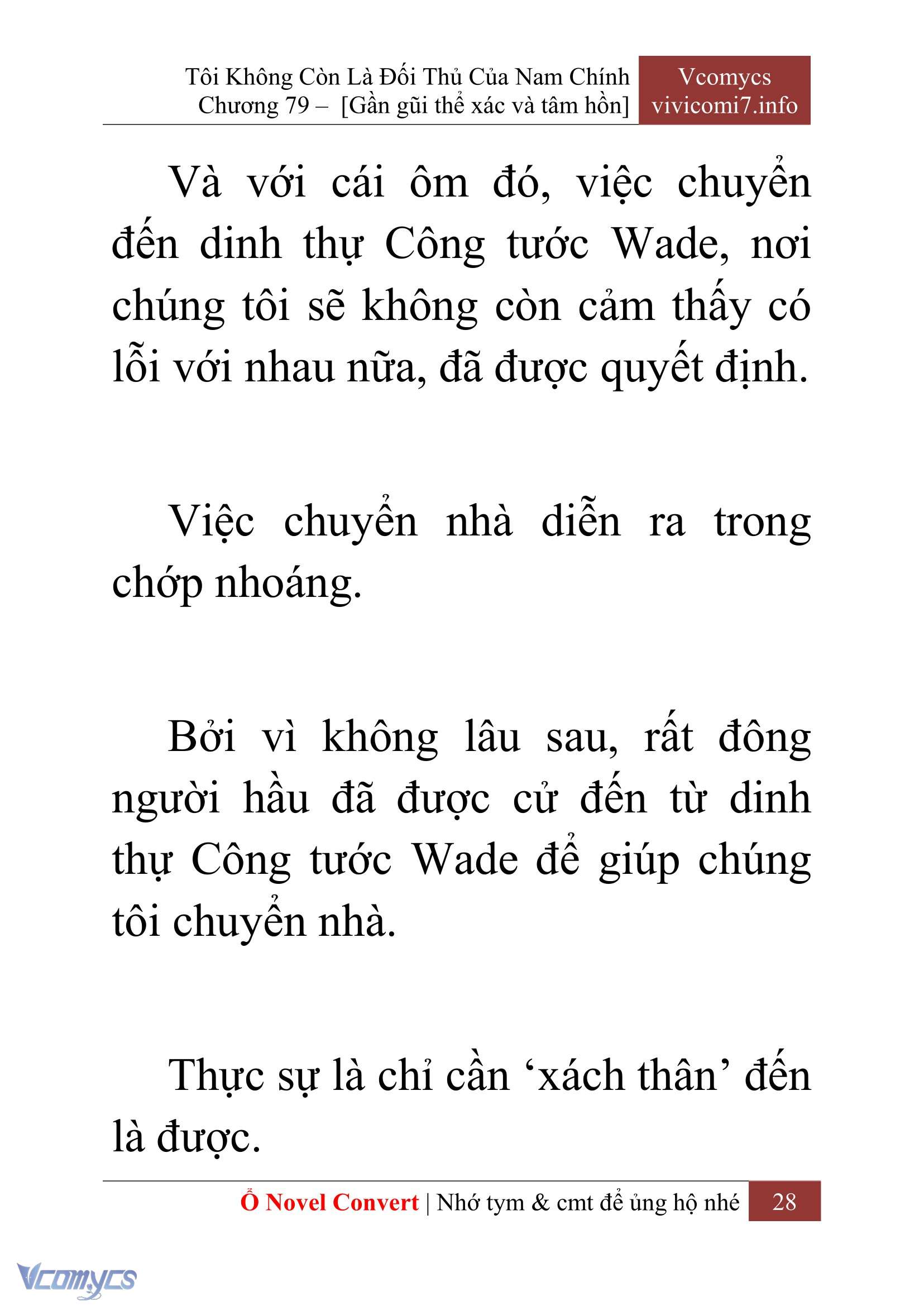 [Novel] Tôi Không Còn Là Đối Thủ Của Nam Chính Chap 79 - Trang 2