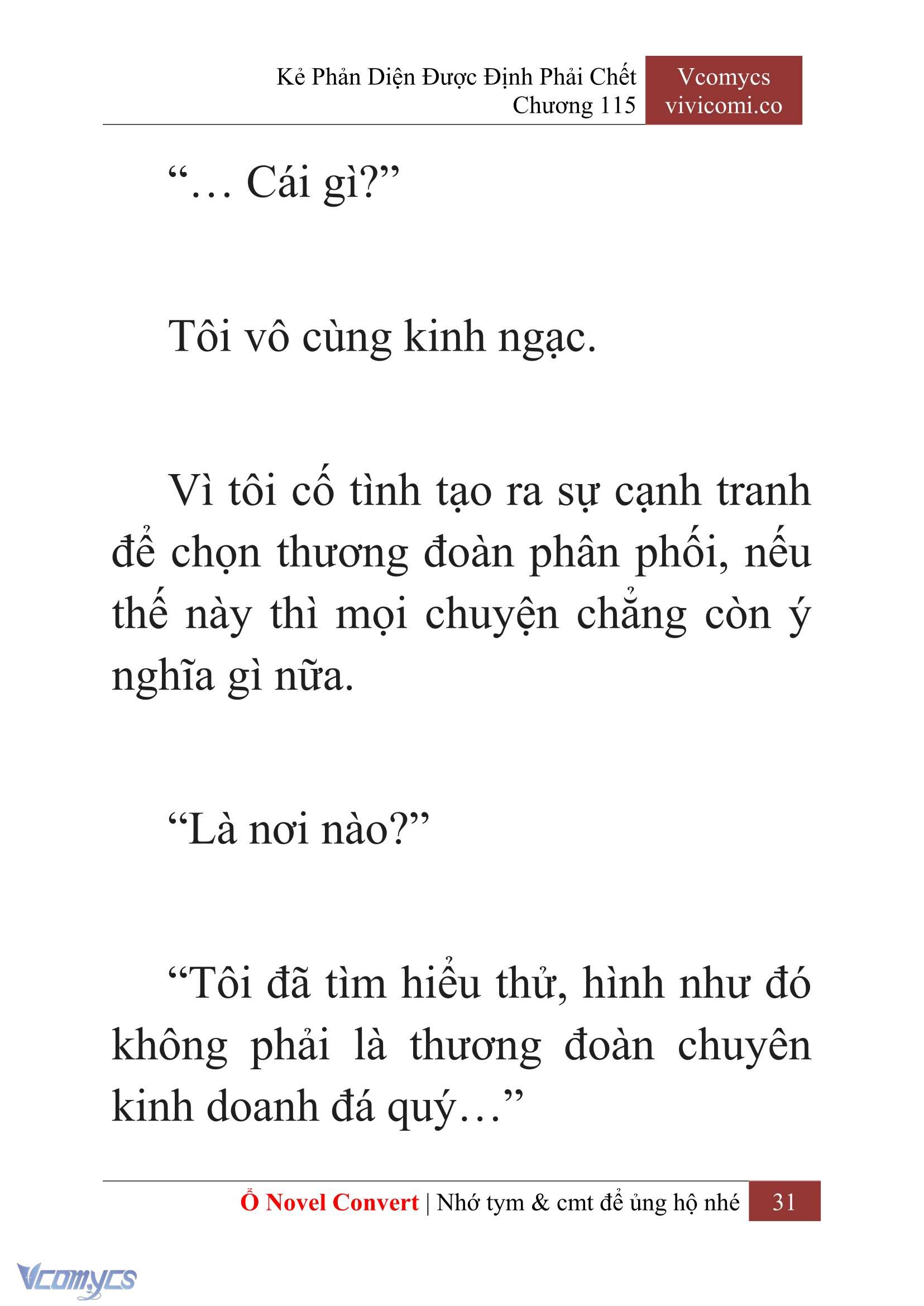 [Novel] Kẻ Phản Diện Được Định Phải Chết Chap 115 - Trang 2