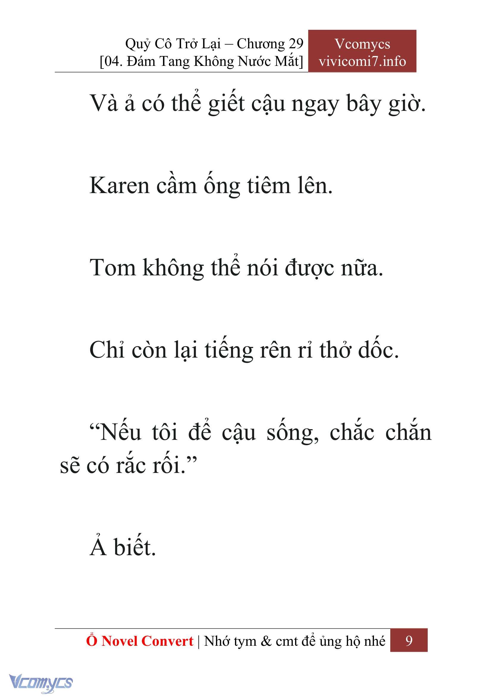 [Novel] Quý Cô Trở Lại Chap 29 - Trang 2