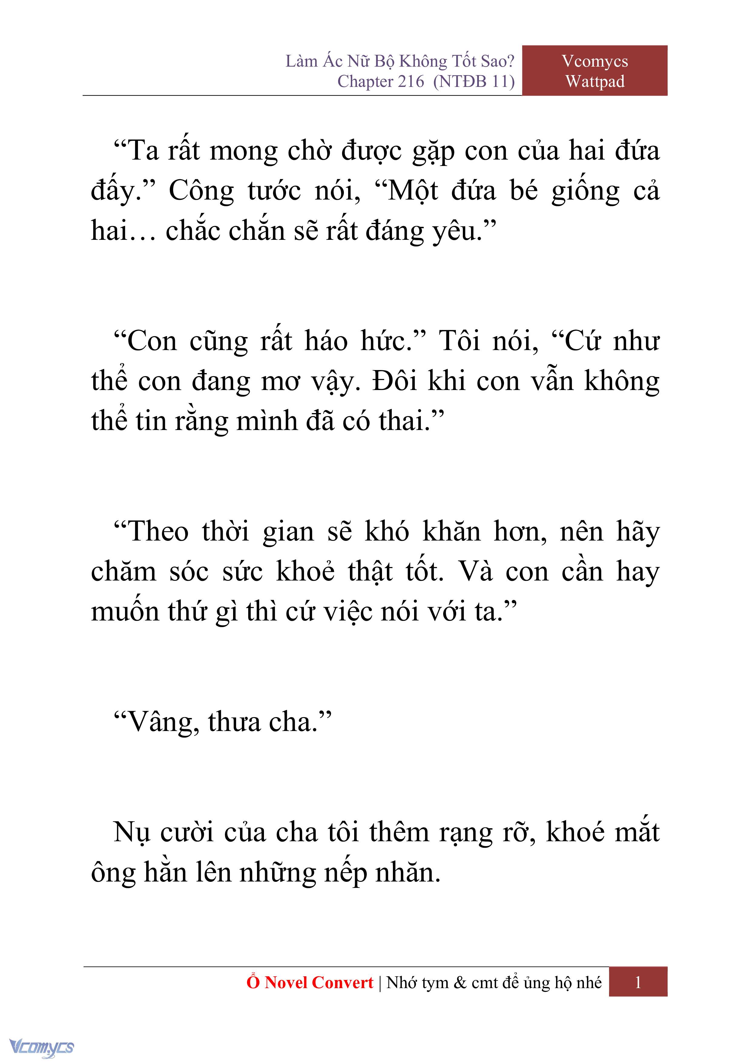 [Novel] Làm Ác Nữ Bộ Không Tốt Sao? Chap 216 - Trang 2