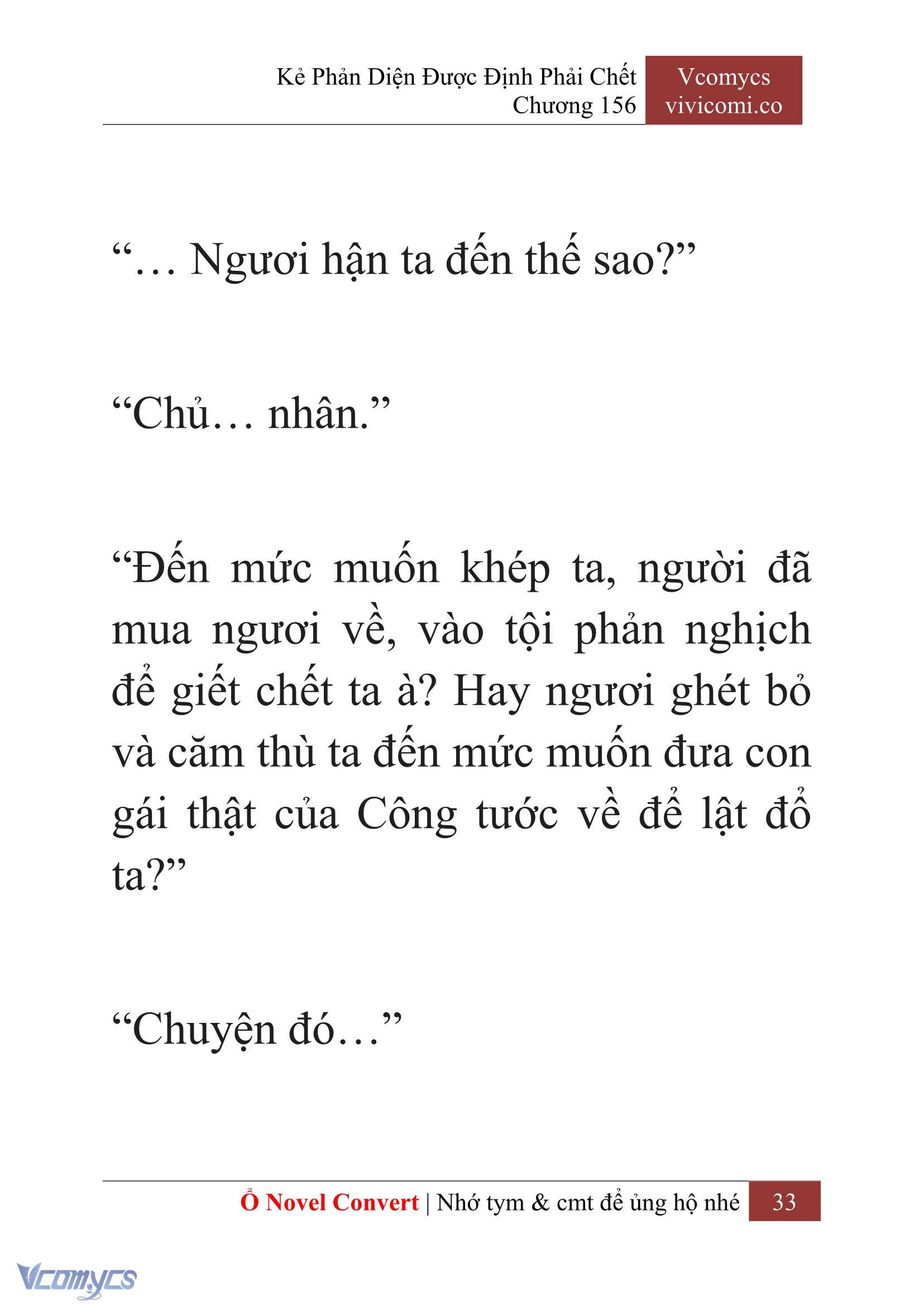 [Novel] Kẻ Phản Diện Được Định Phải Chết Chap 156 - Trang 2