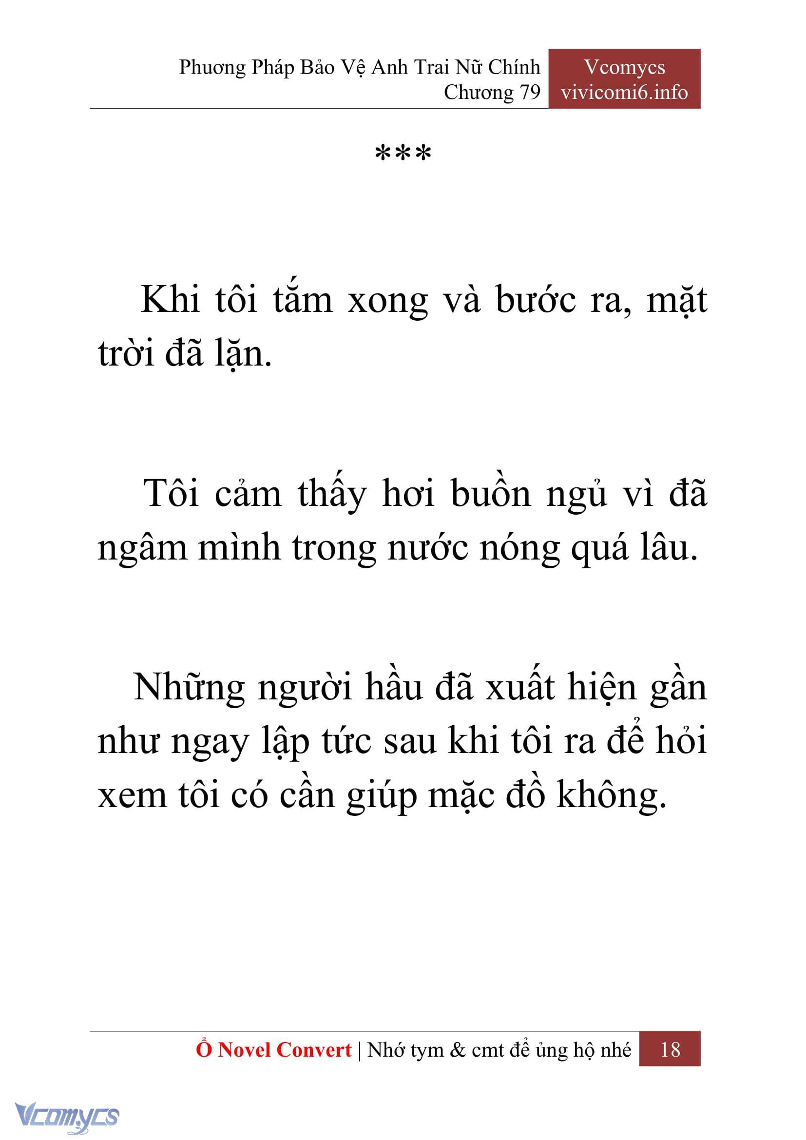[Novel] Phương Pháp Bảo Vệ Anh Trai Nữ Chính Chap 79 - Trang 2