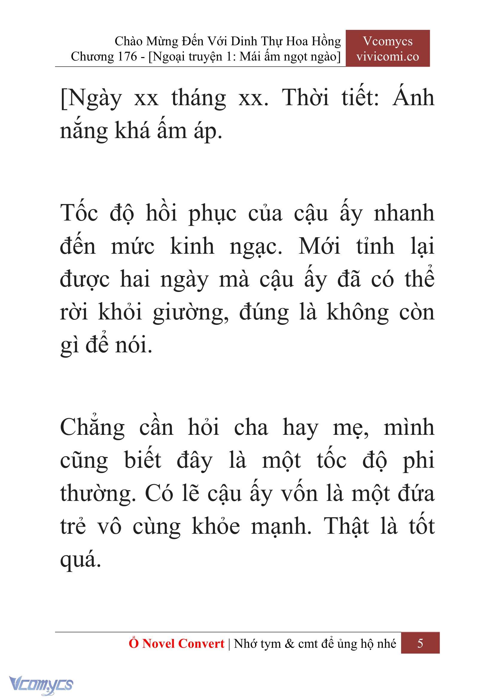 [Novel] Chào Mừng Đến Với Dinh Thự Hoa Hồng Chap 176 - Trang 2