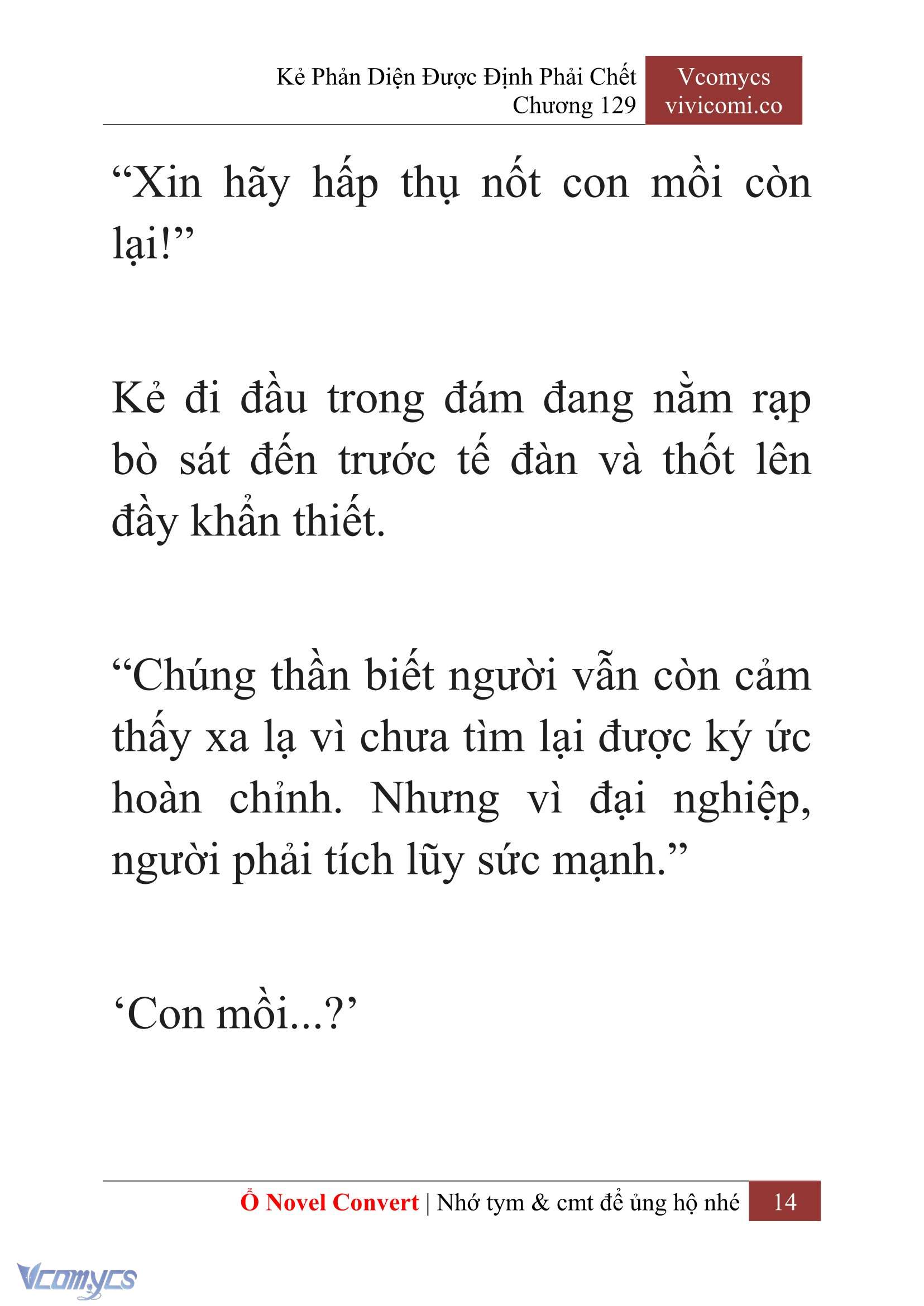 [Novel] Kẻ Phản Diện Được Định Phải Chết Chap 129 - Trang 2