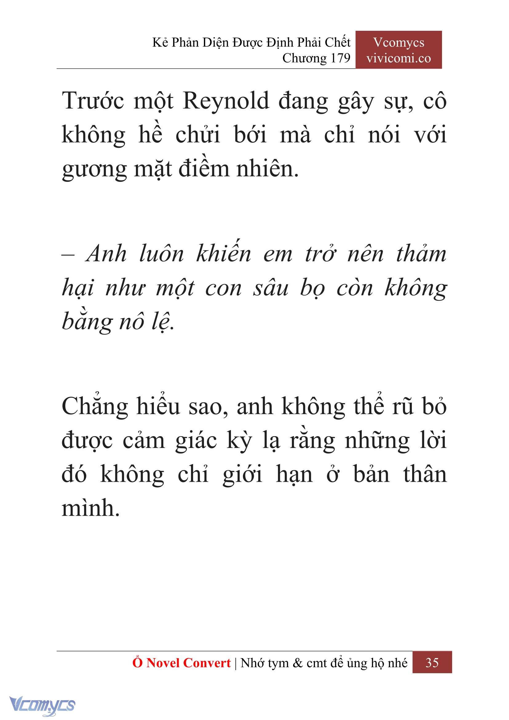 [Novel] Kẻ Phản Diện Được Định Phải Chết Chap 179 - Trang 2