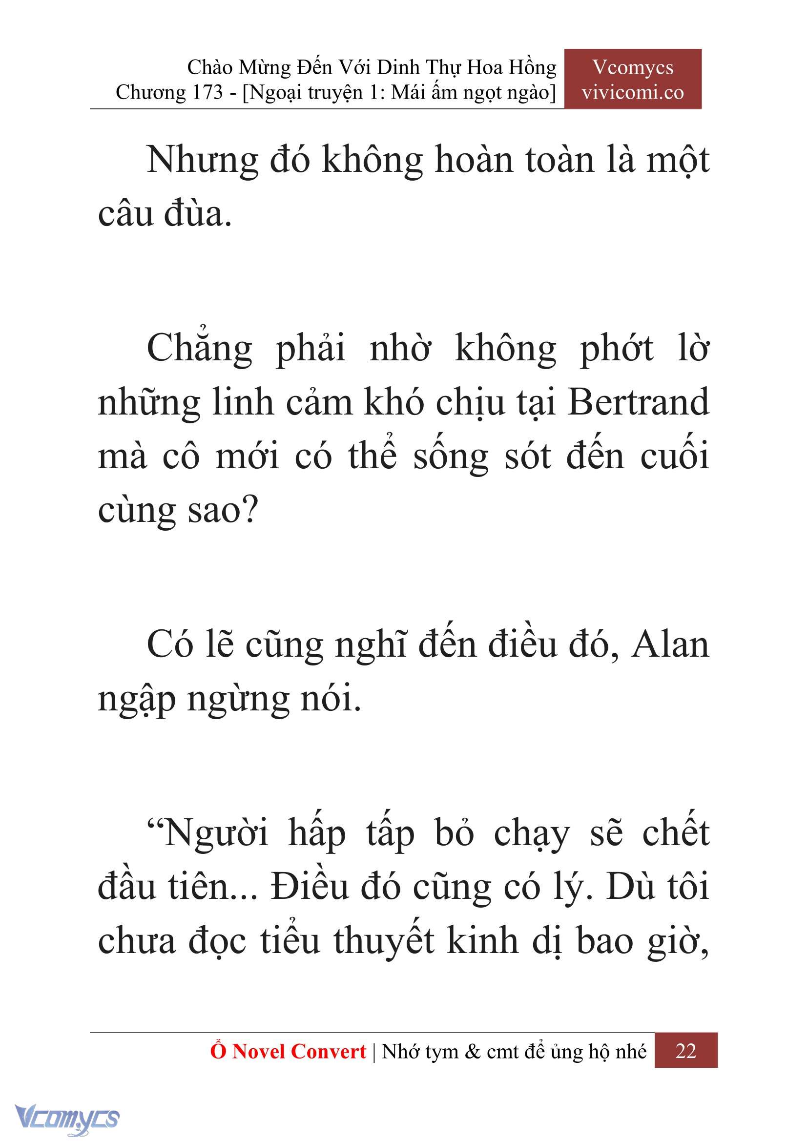 [Novel] Chào Mừng Đến Với Dinh Thự Hoa Hồng Chap 173 - Trang 2