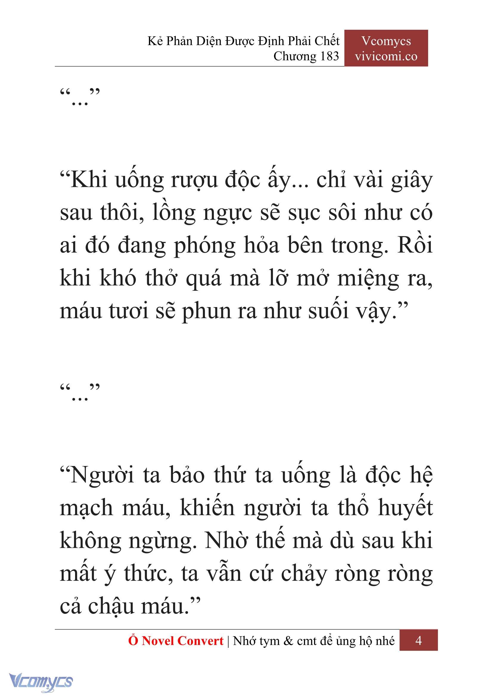[Novel] Kẻ Phản Diện Được Định Phải Chết Chap 183 - Trang 2