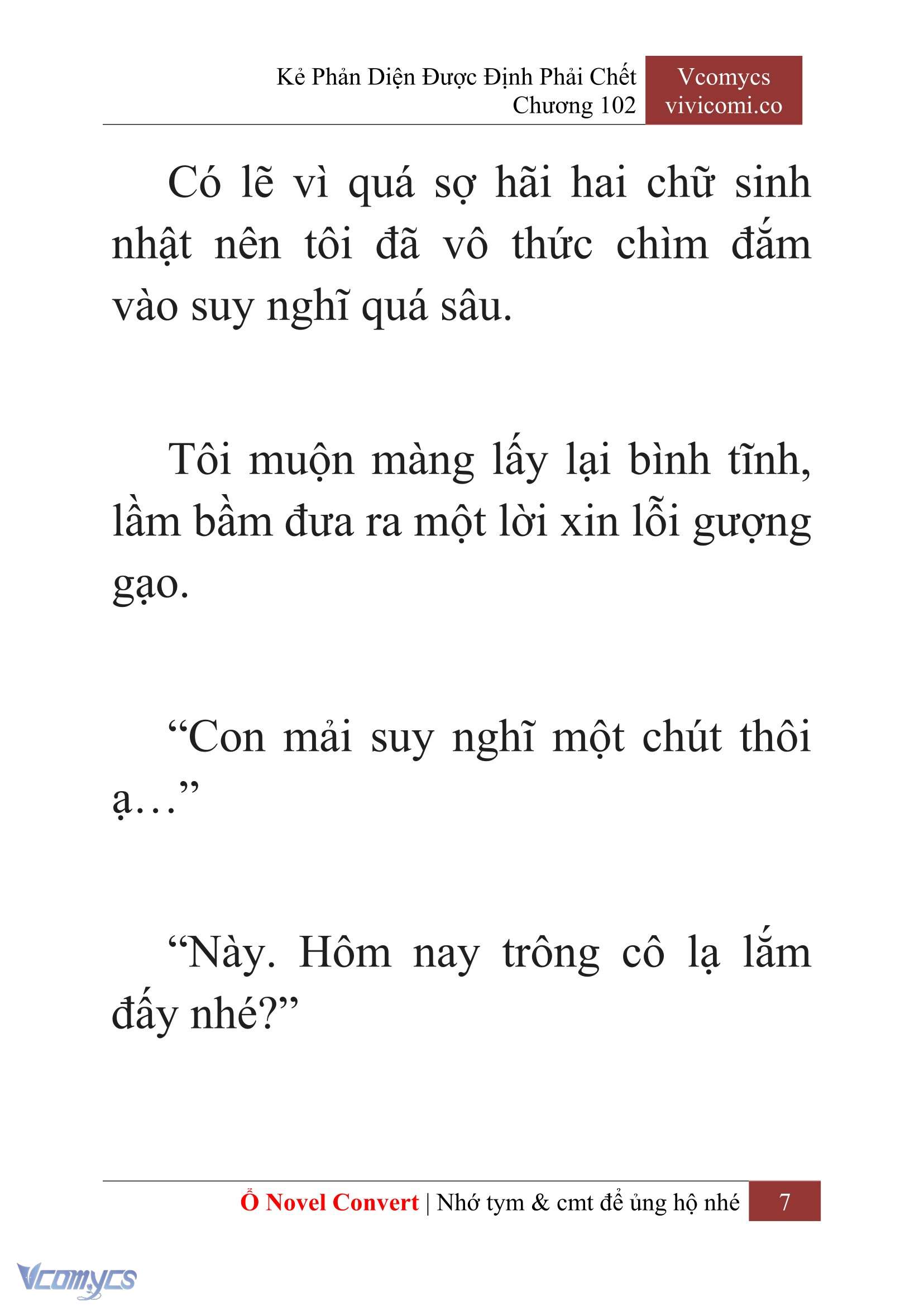 [Novel] Kẻ Phản Diện Được Định Phải Chết Chap 102 - Trang 2