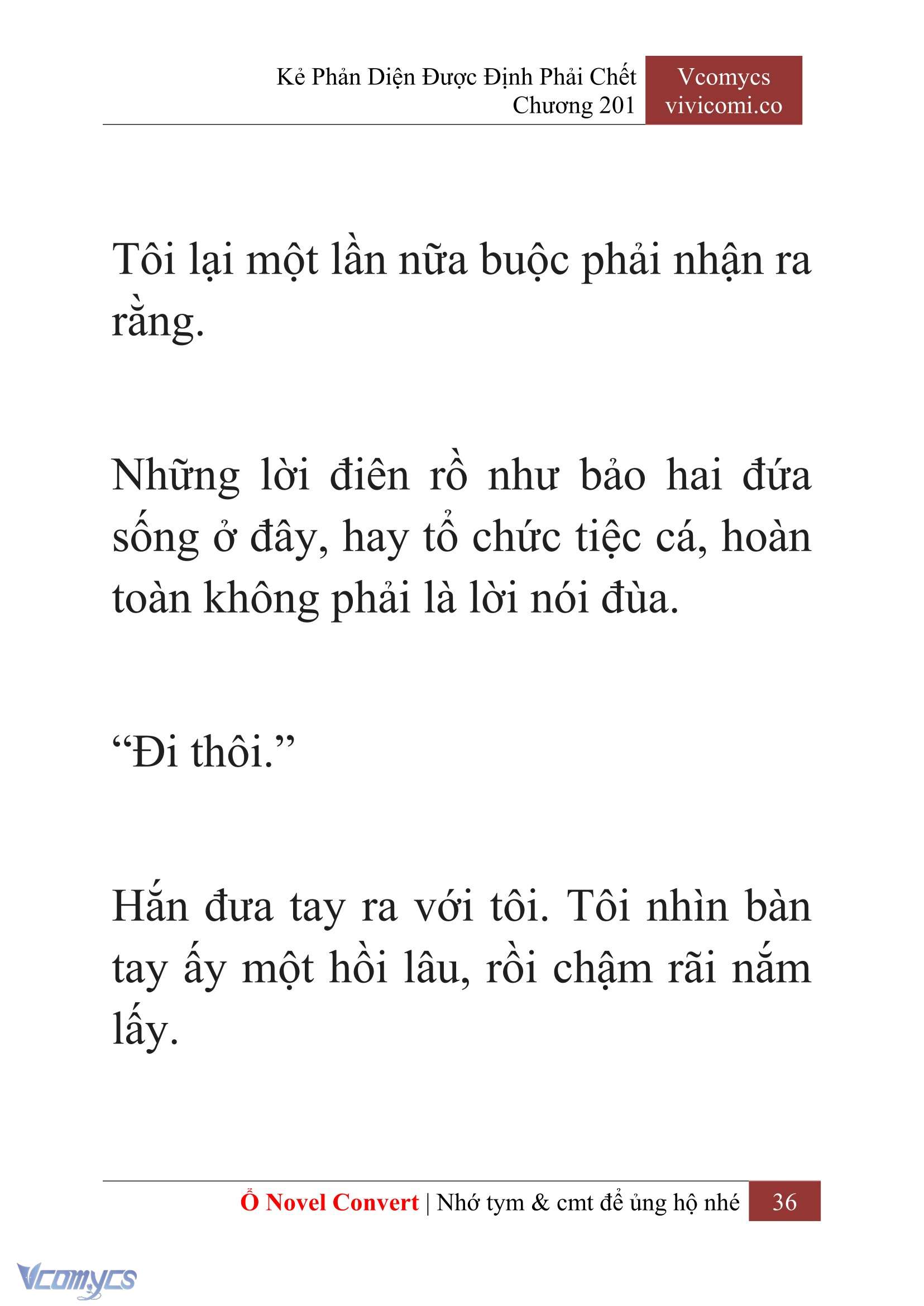 [Novel] Kẻ Phản Diện Được Định Phải Chết Chap 201 - Trang 2