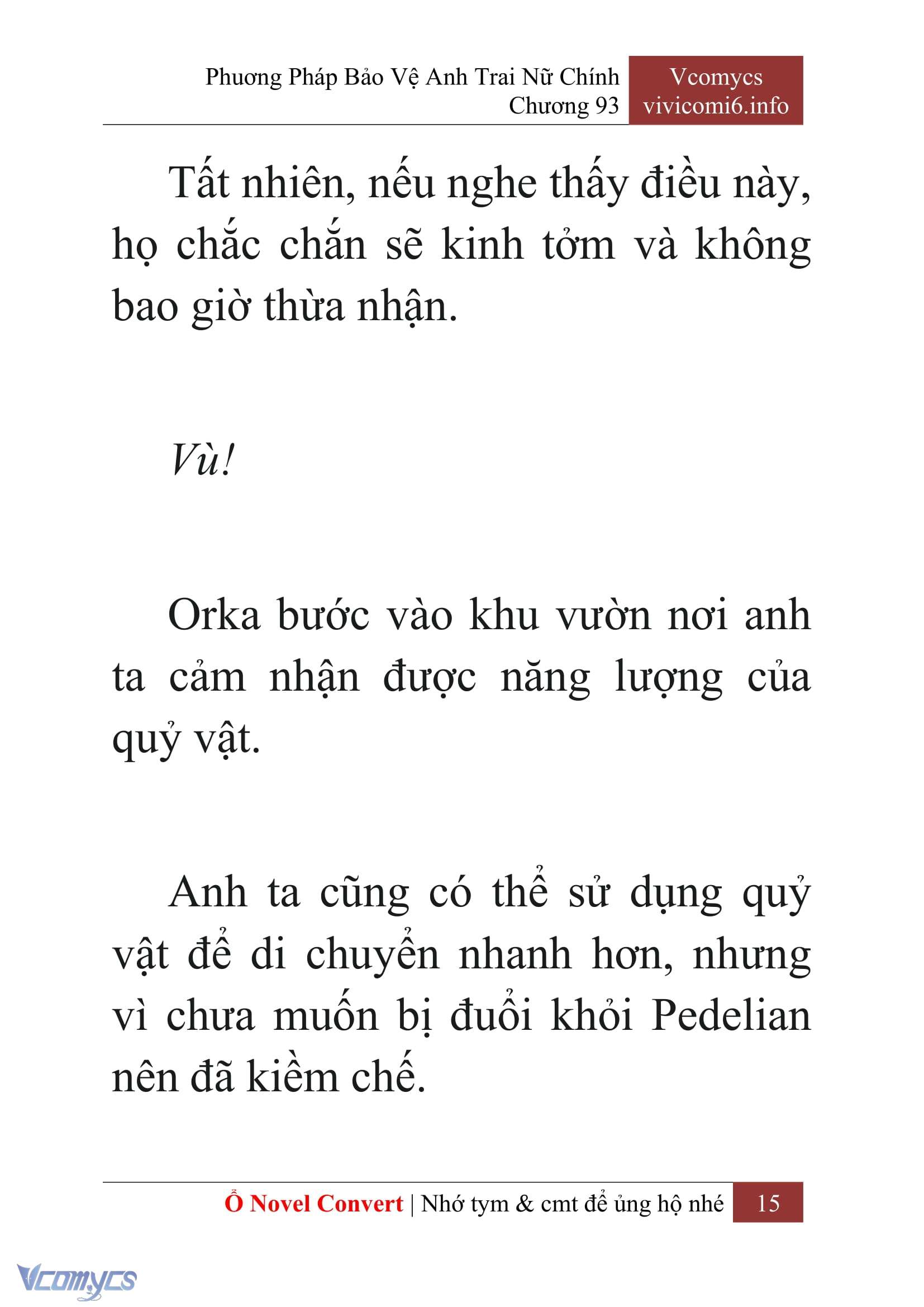 [Novel] Phương Pháp Bảo Vệ Anh Trai Nữ Chính Chap 93 - Trang 2