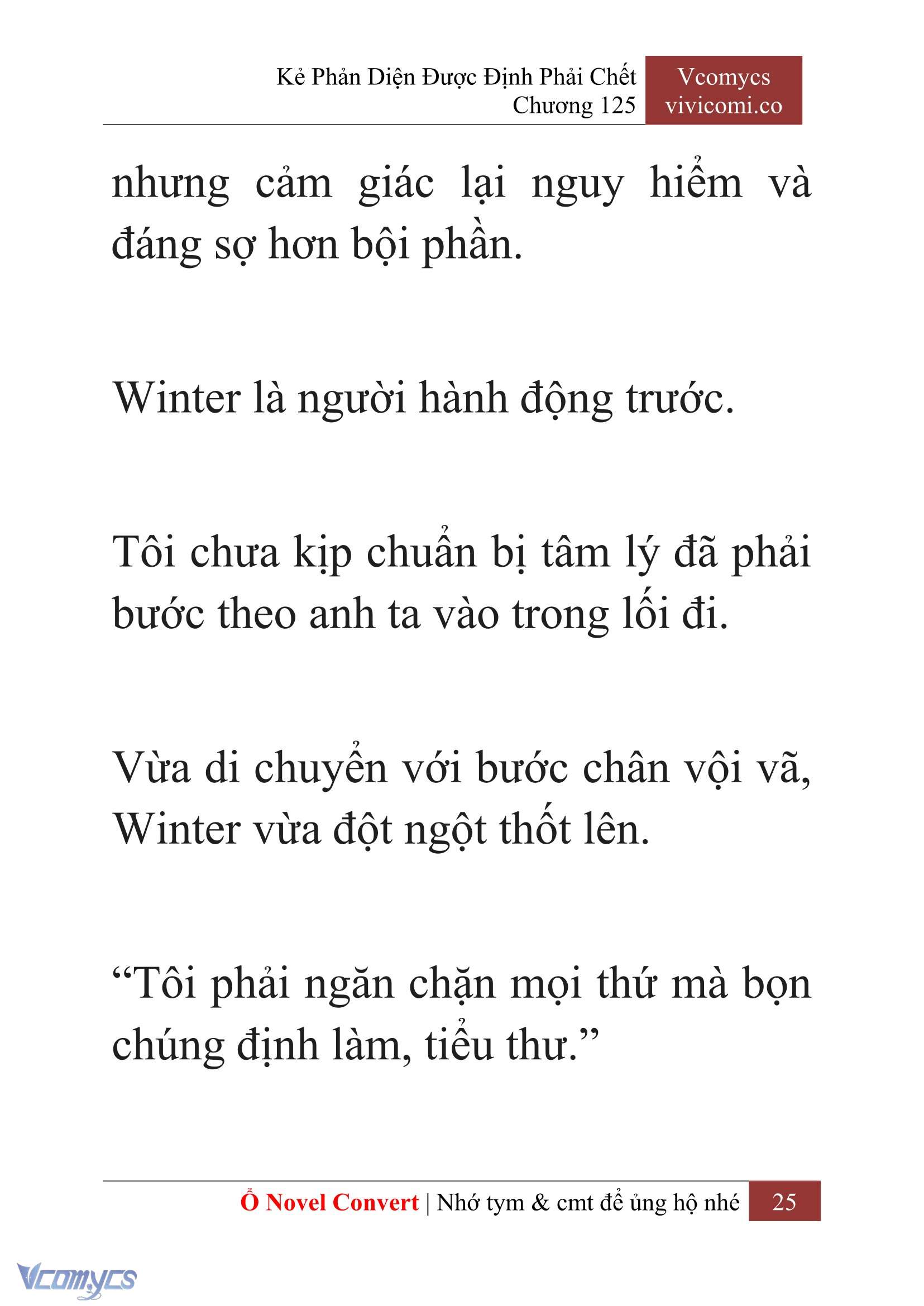 [Novel] Kẻ Phản Diện Được Định Phải Chết Chap 125 - Trang 2