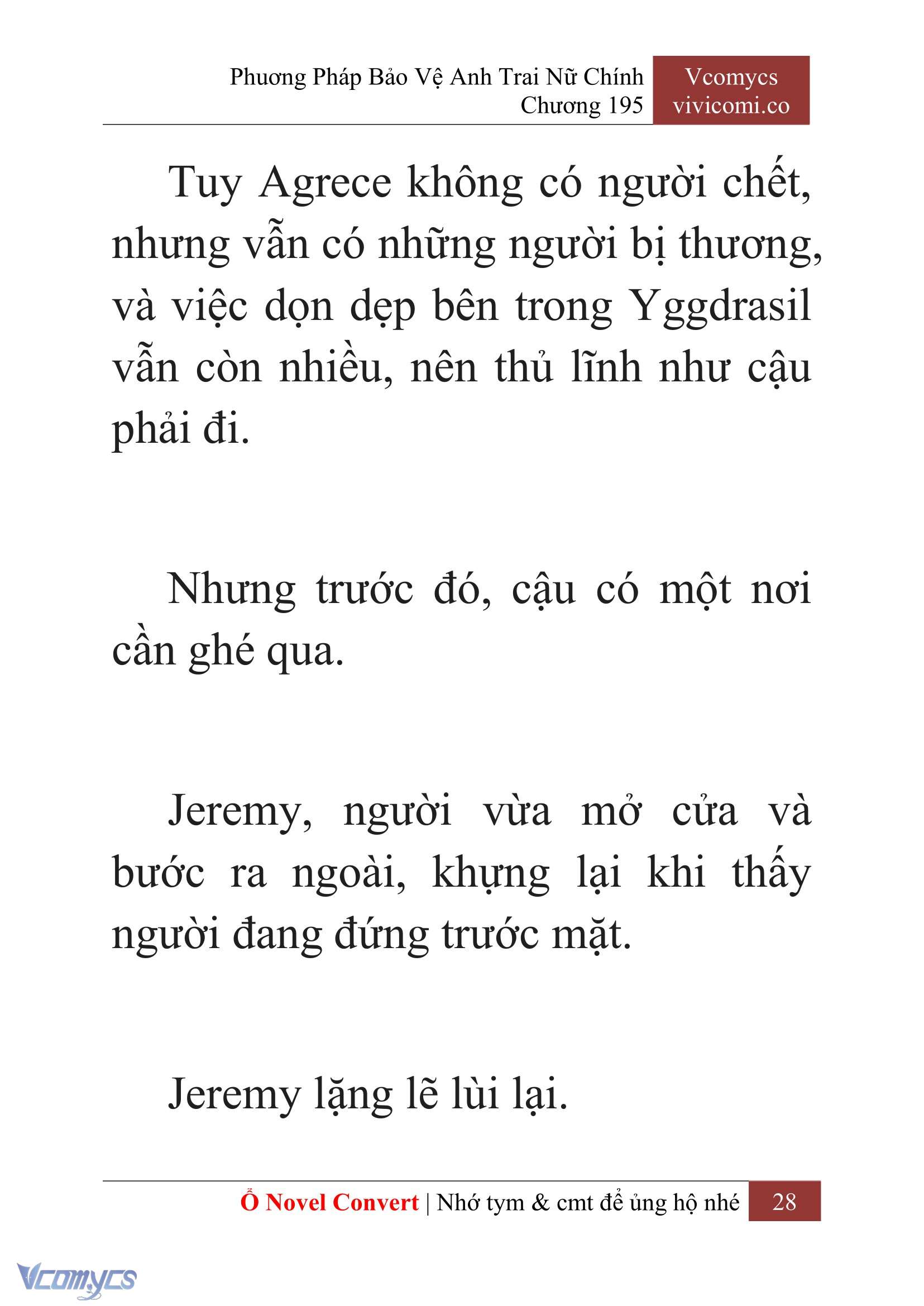 [Novel] Phương Pháp Bảo Vệ Anh Trai Nữ Chính Chap 195 - Trang 2