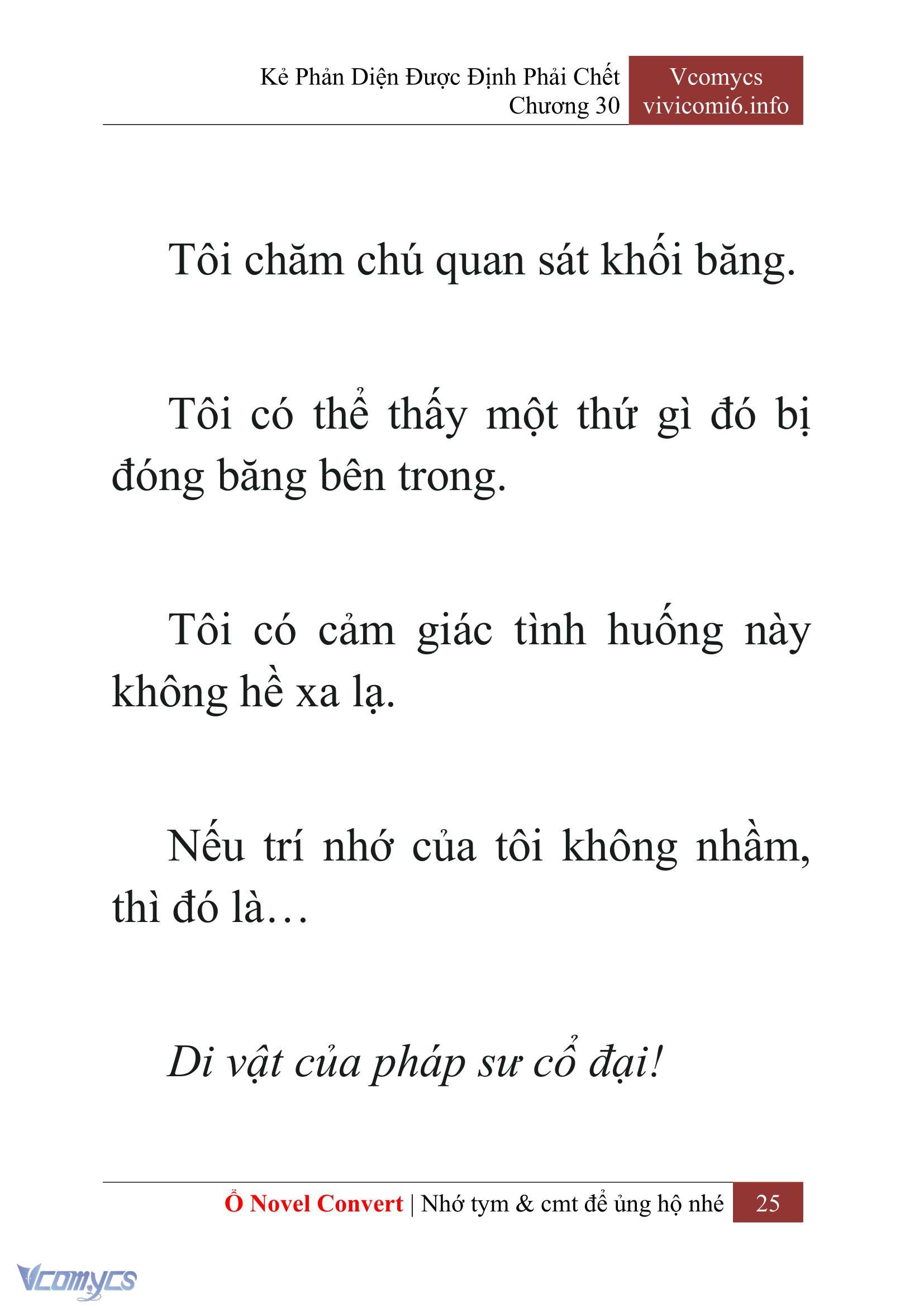 [Novel] Kẻ Phản Diện Được Định Phải Chết Chap 30 - Next Chap 31