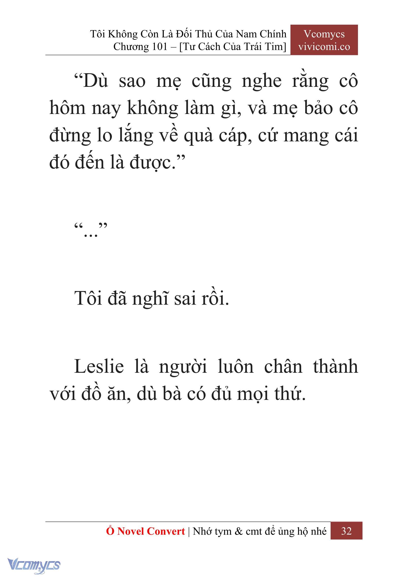 [Novel] Tôi Không Còn Là Đối Thủ Của Nam Chính Chap 101 - Trang 2