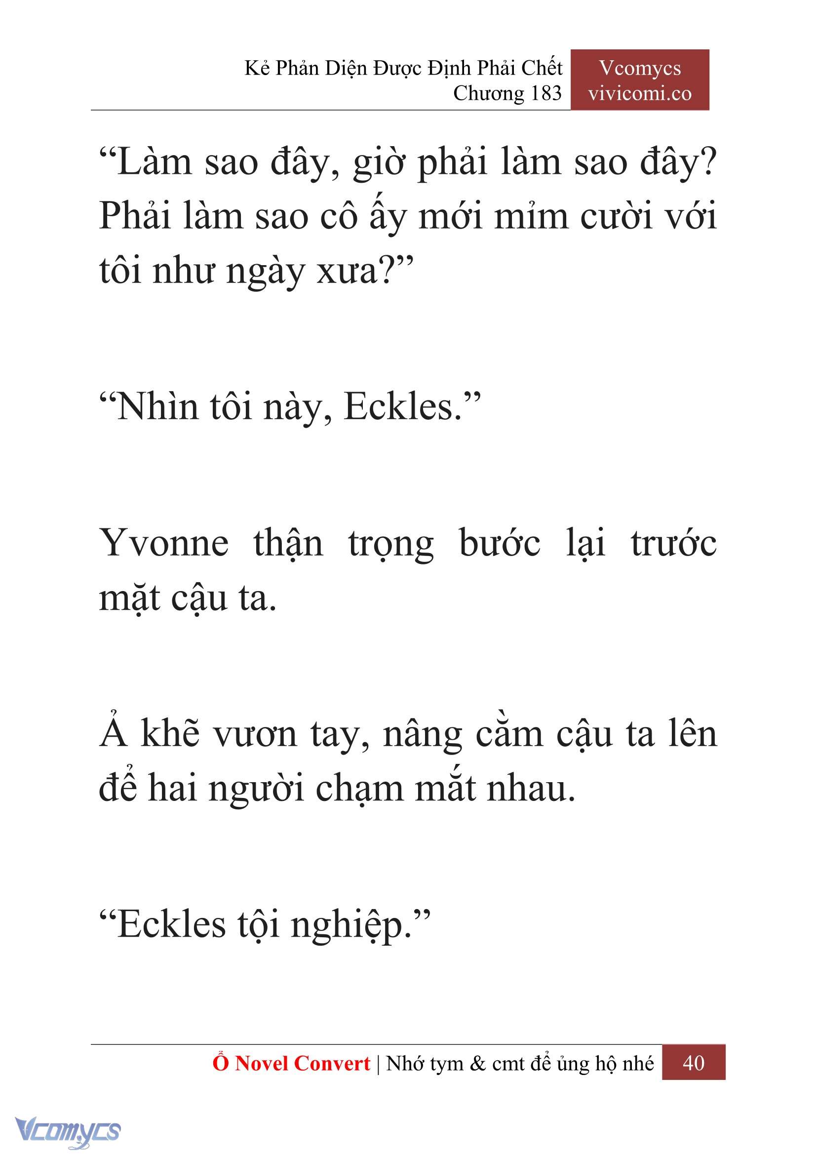 [Novel] Kẻ Phản Diện Được Định Phải Chết Chap 183 - Trang 2