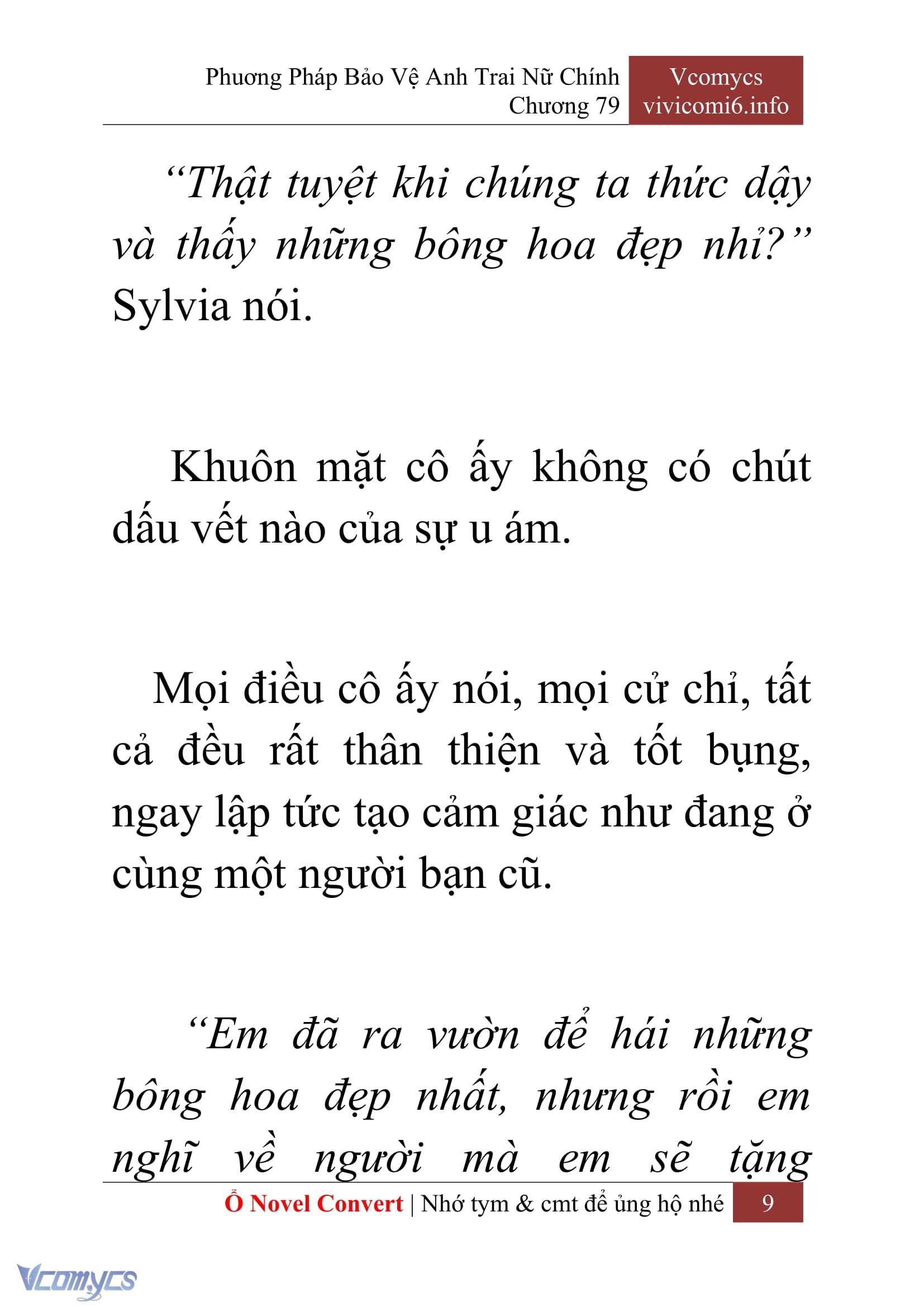 [Novel] Phương Pháp Bảo Vệ Anh Trai Nữ Chính Chap 79 - Trang 2