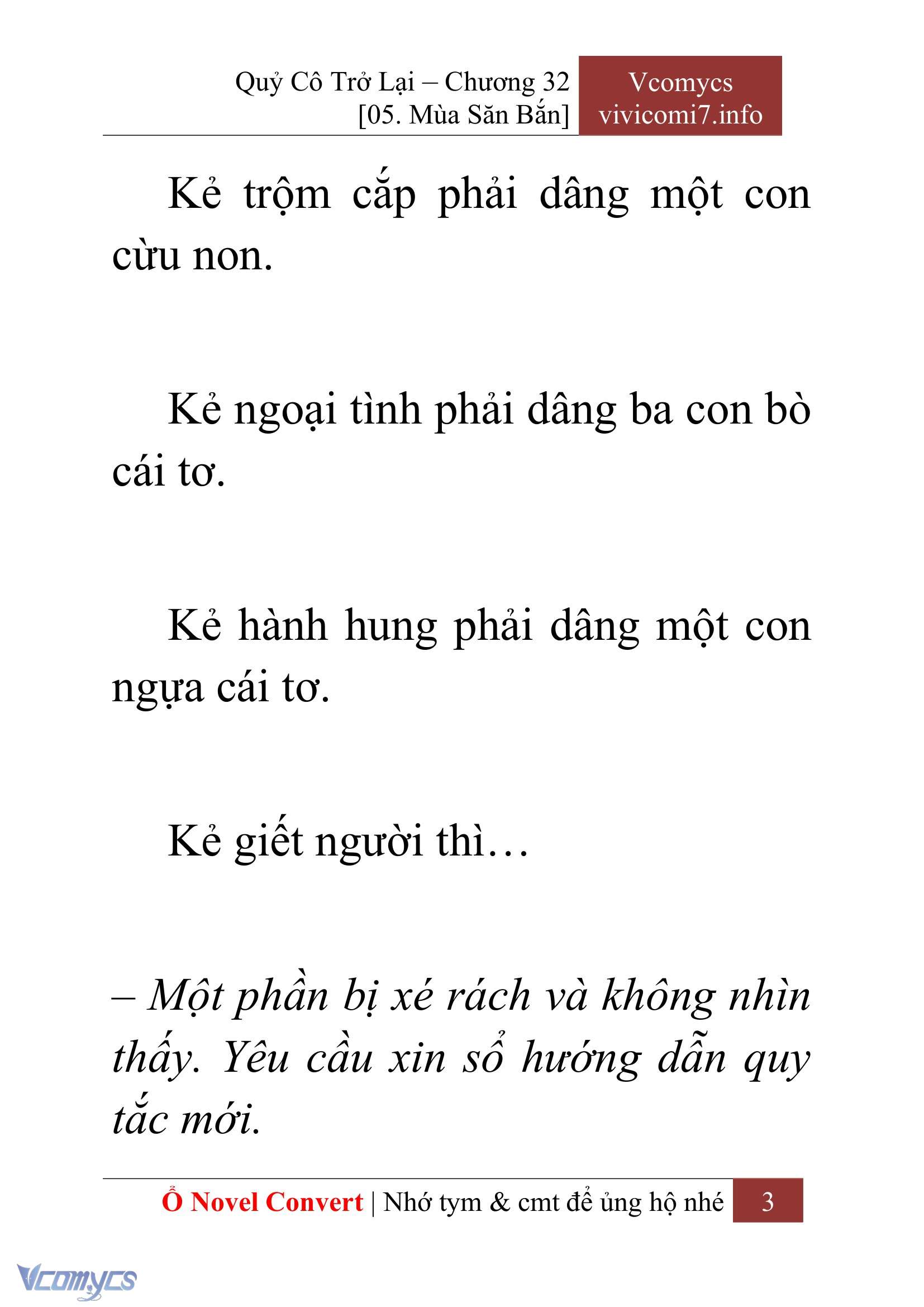[Novel] Quý Cô Trở Lại Chap 32 - Trang 2
