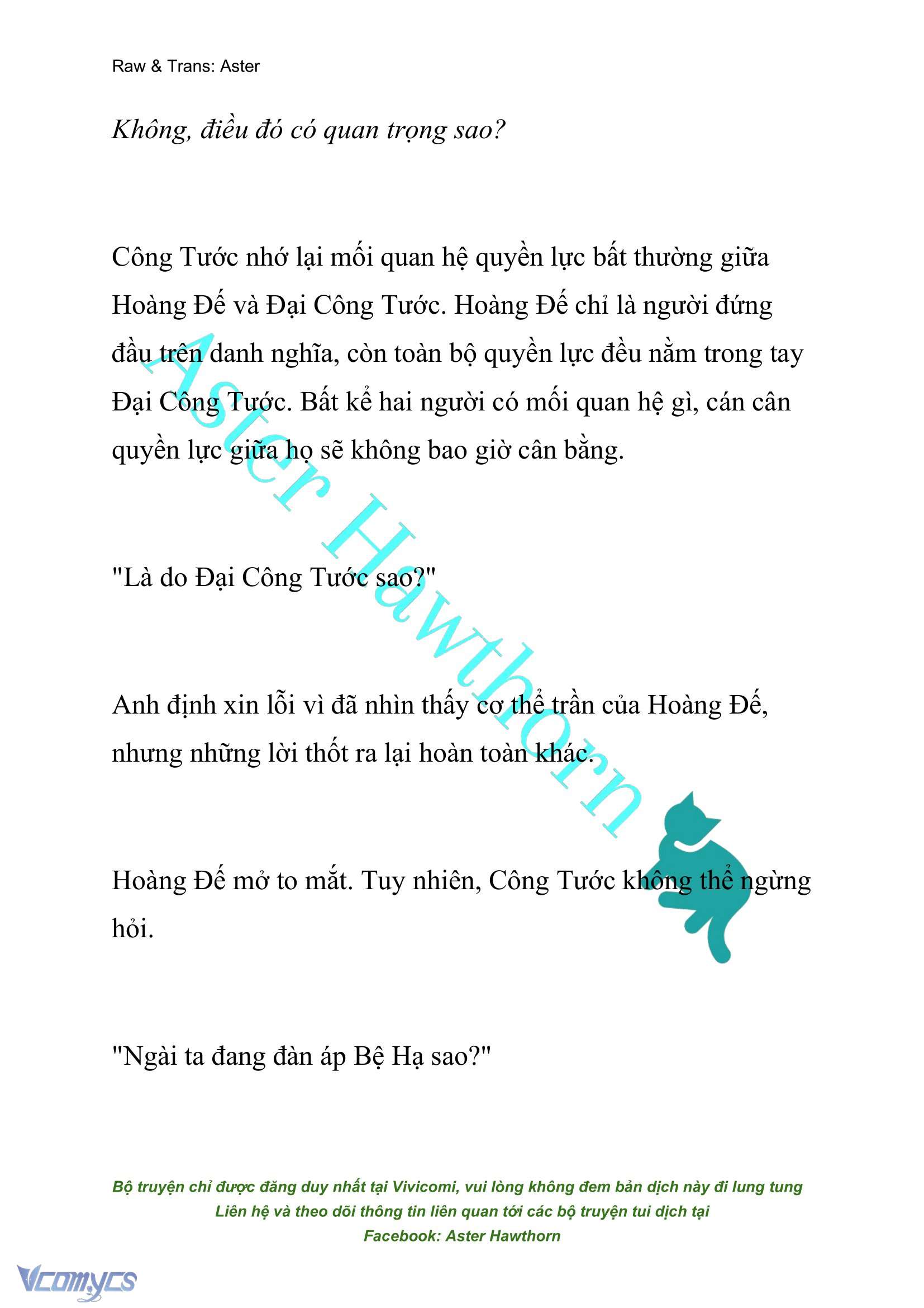 [NOVEL] Đêm Của Bệ Hạ Chap 44 - Next Chap 45