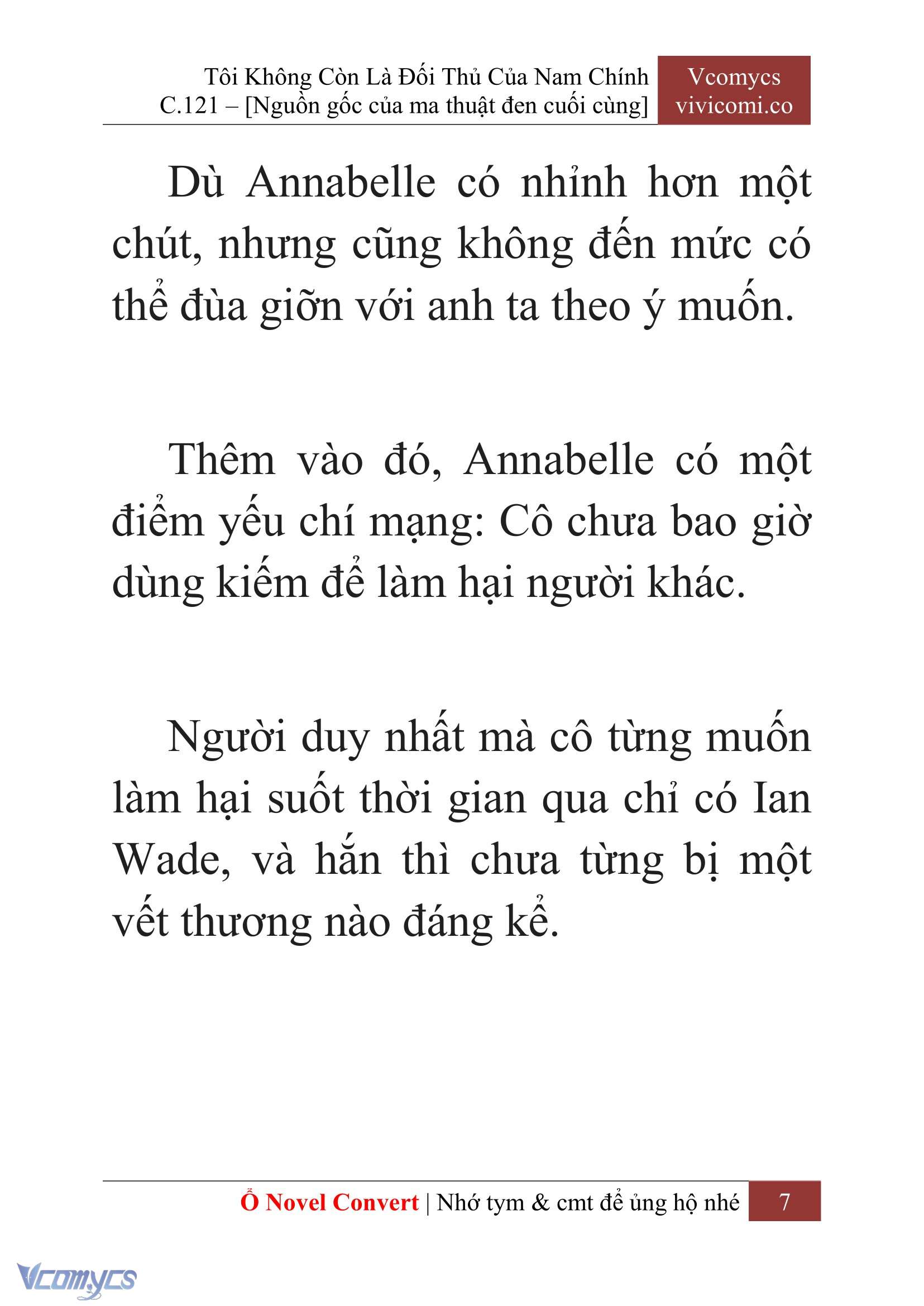 [Novel] Tôi Không Còn Là Đối Thủ Của Nam Chính Chap 121 - Trang 2