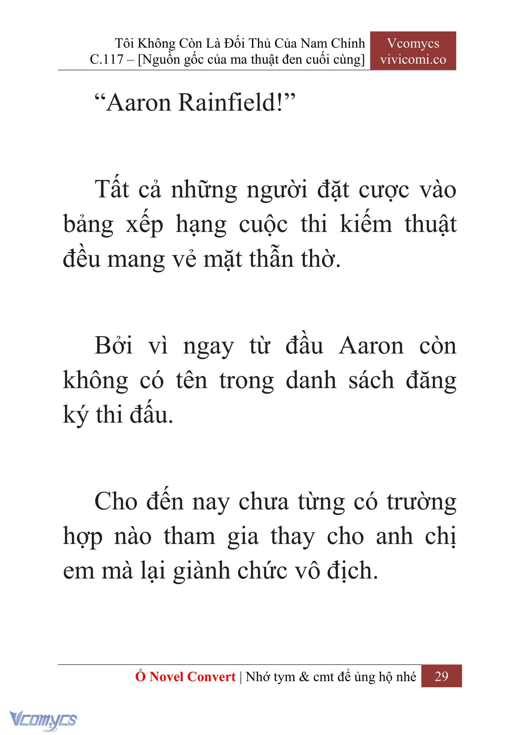 [Novel] Tôi Không Còn Là Đối Thủ Của Nam Chính Chap 117 - Trang 2