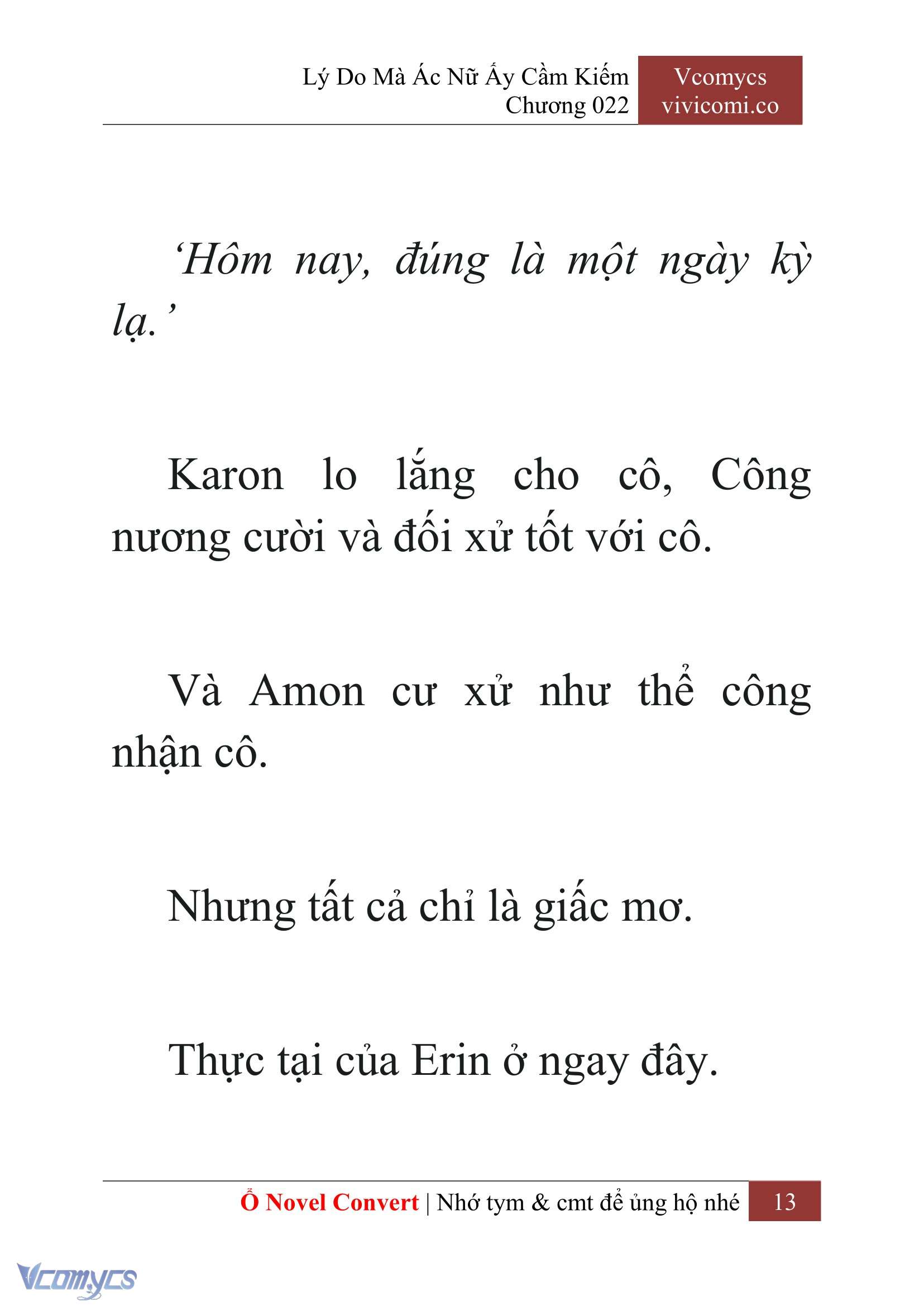 [Novel] Lý Do Mà Ác Nữ Ấy Cầm Kiếm Chap 22 - Next Chap 23